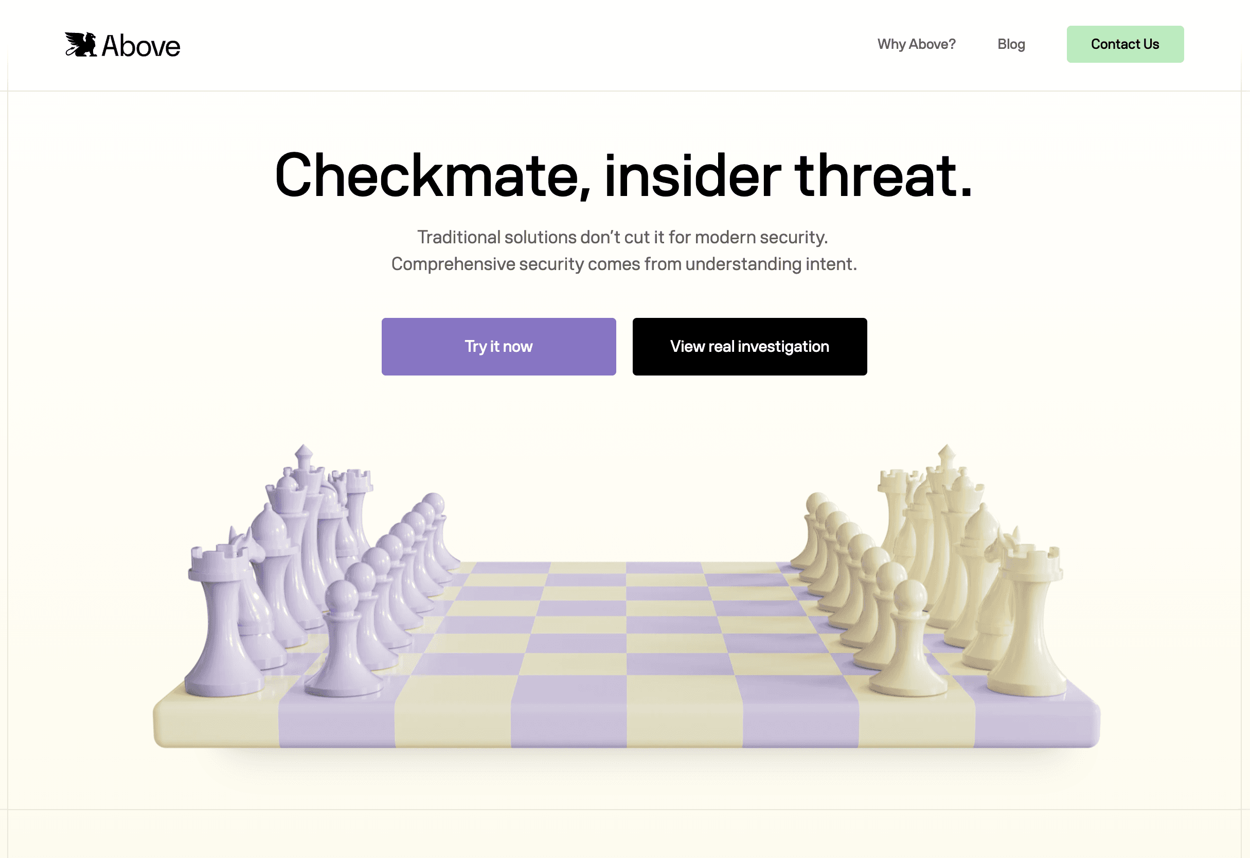 Above Security screenshot