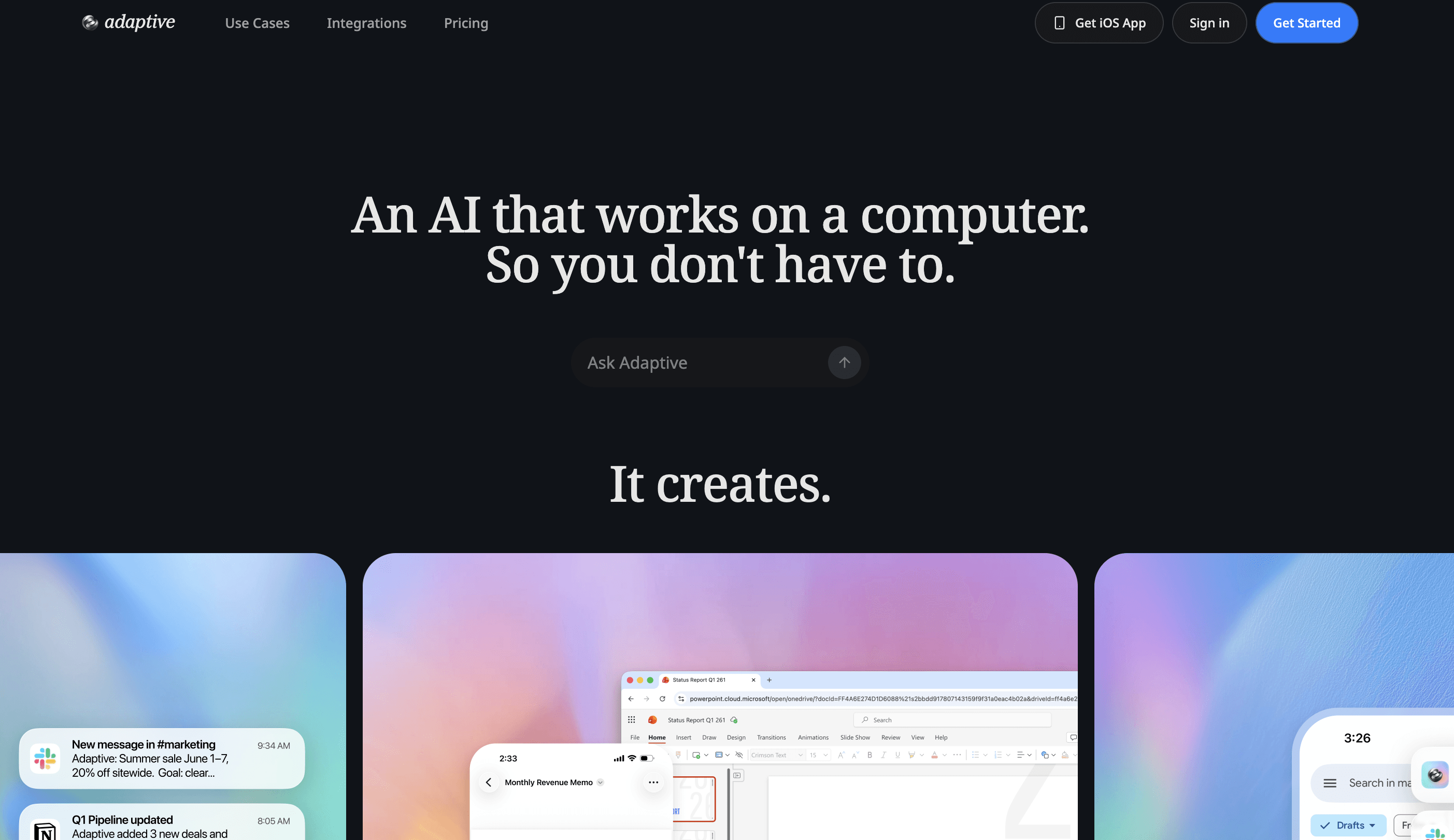 Adaptive AI screenshot