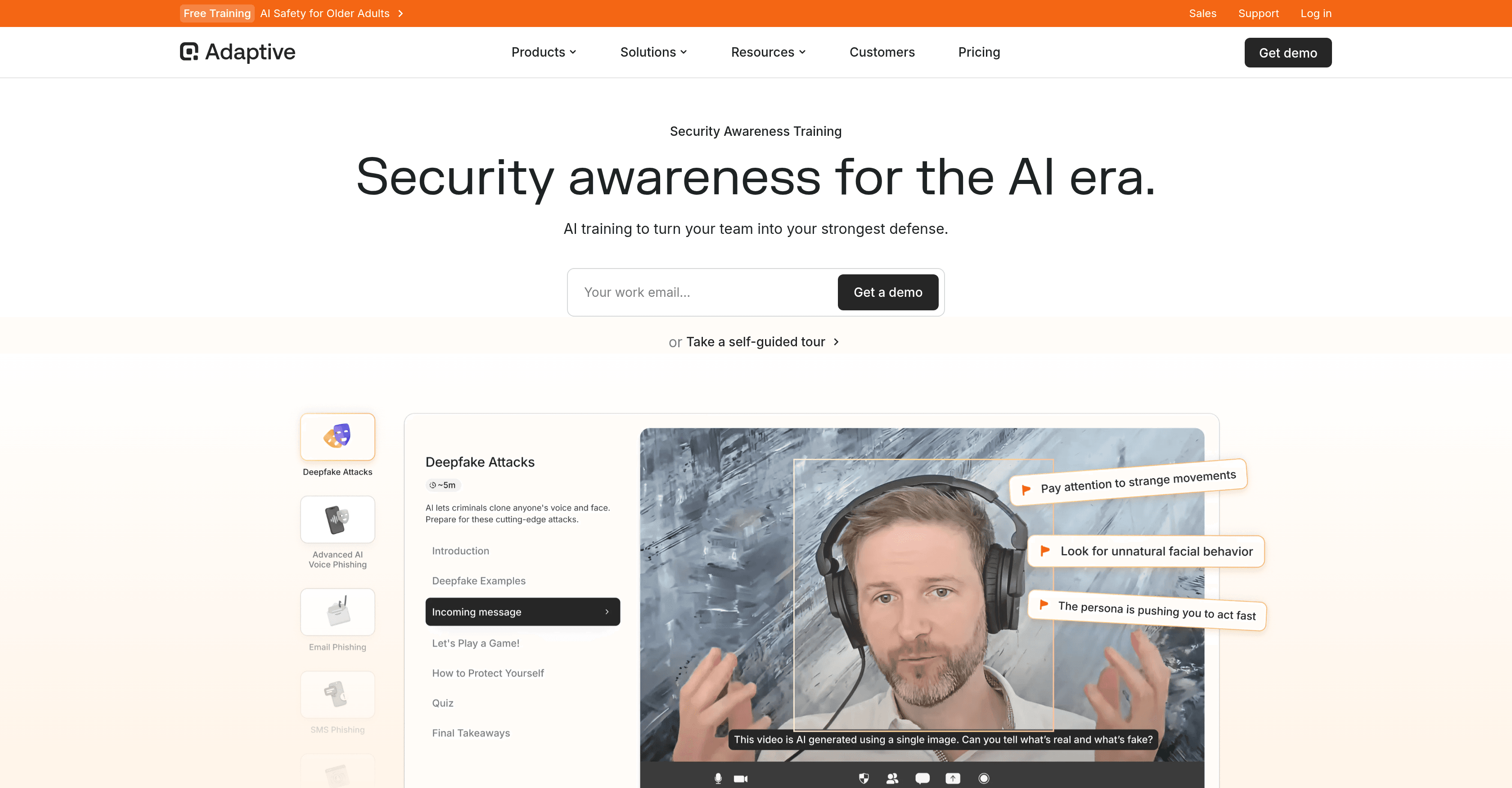 Adaptive Security screenshot