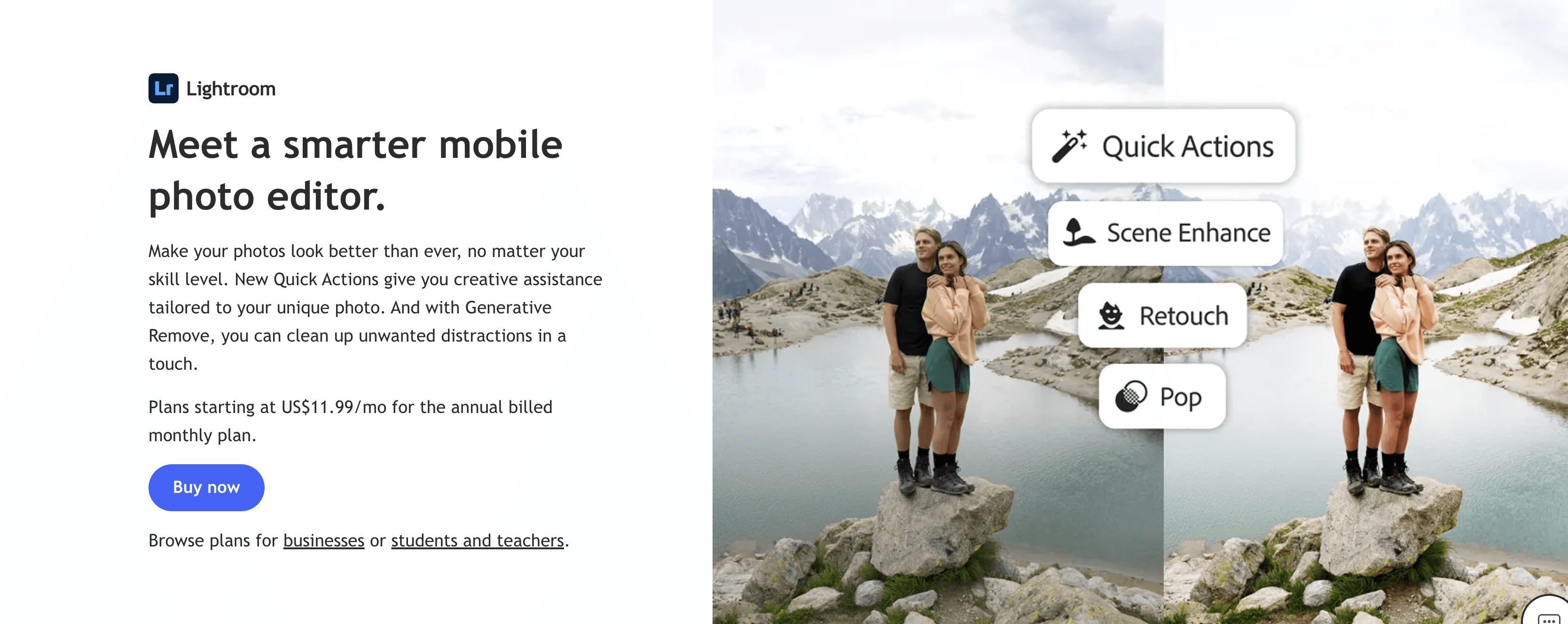 Adobe Lightroom screenshot