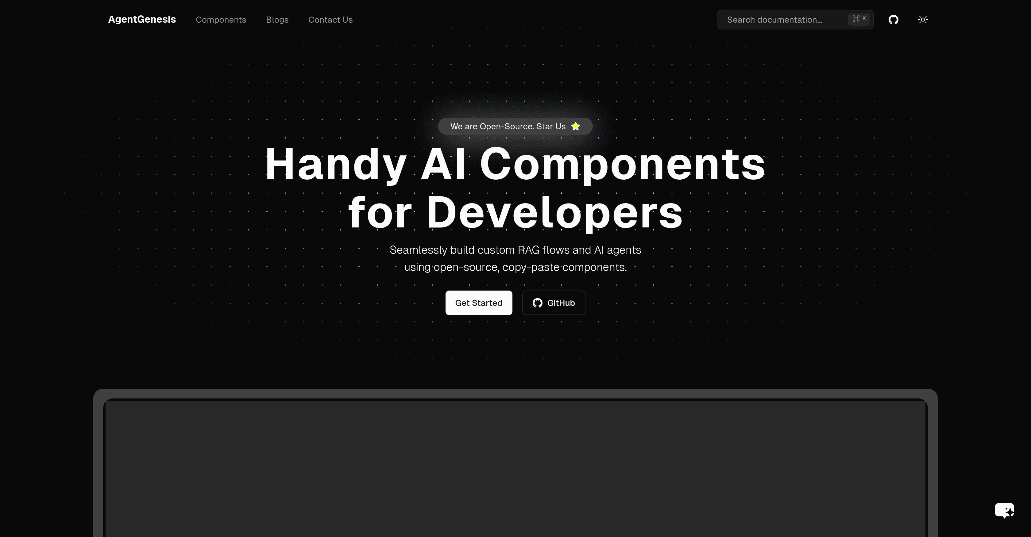 AgentGenesis screenshot