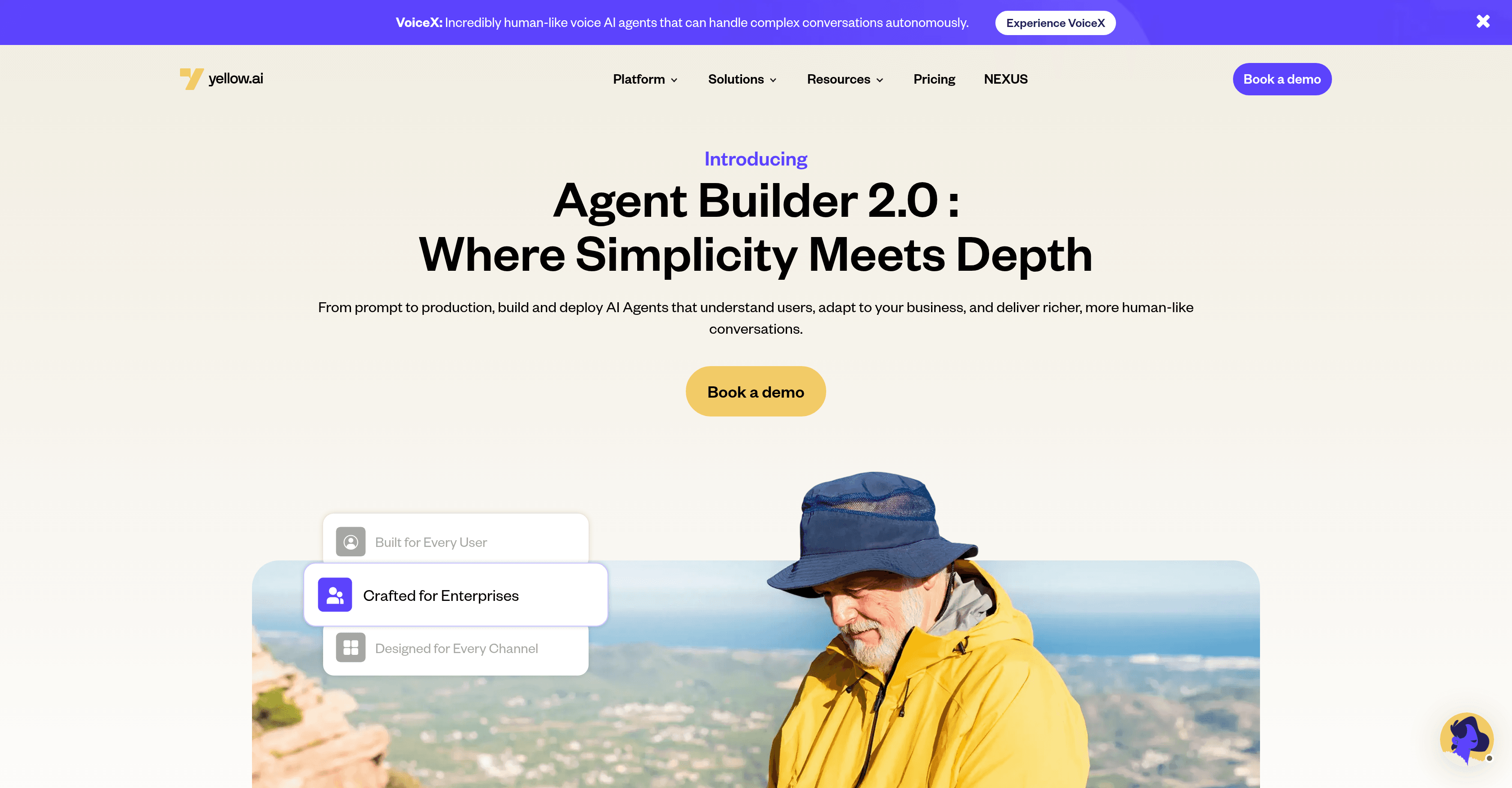 AI Agent Builder by Yellow screenshot