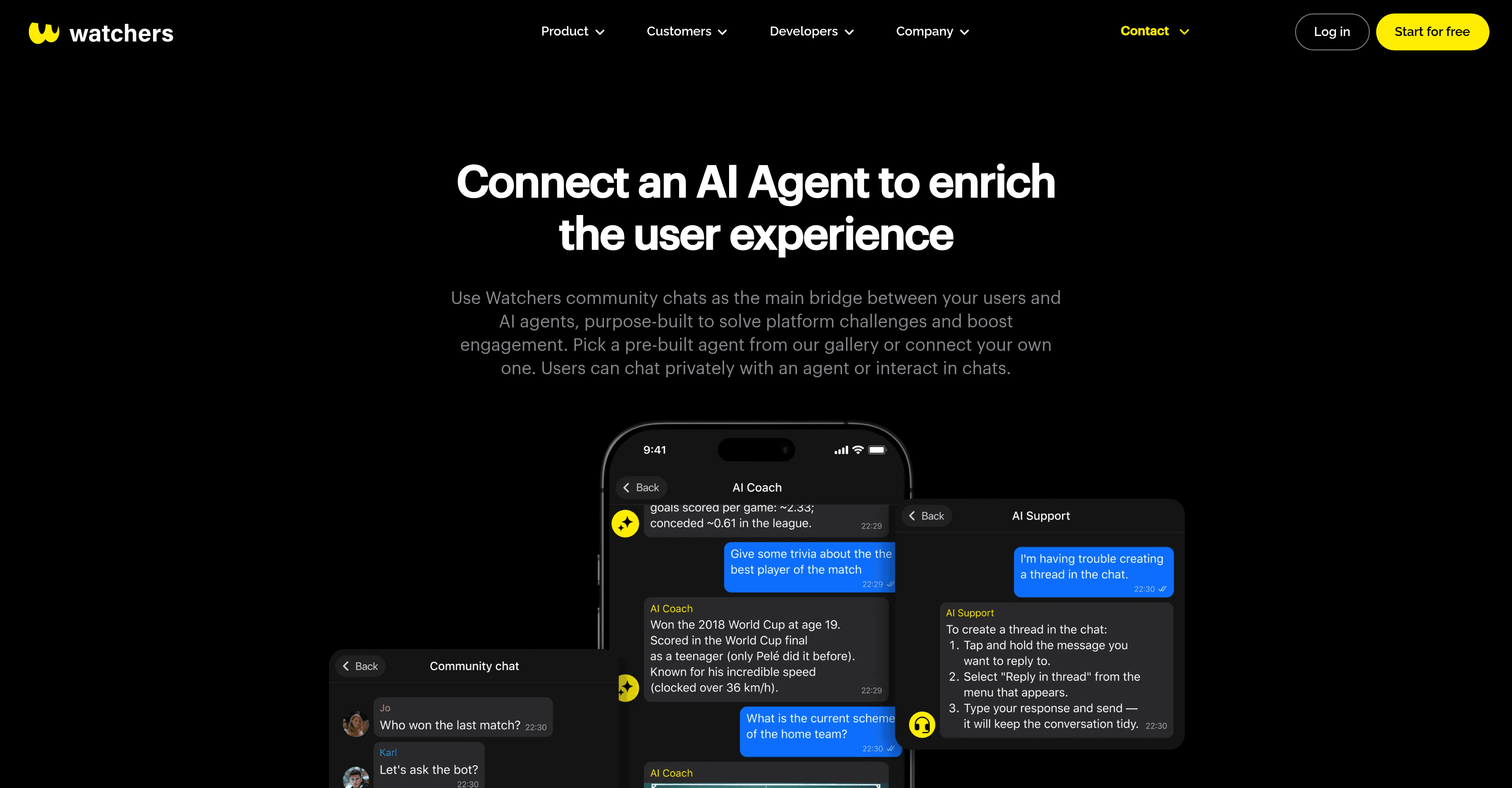 AI Assistants by Watchers screenshot
