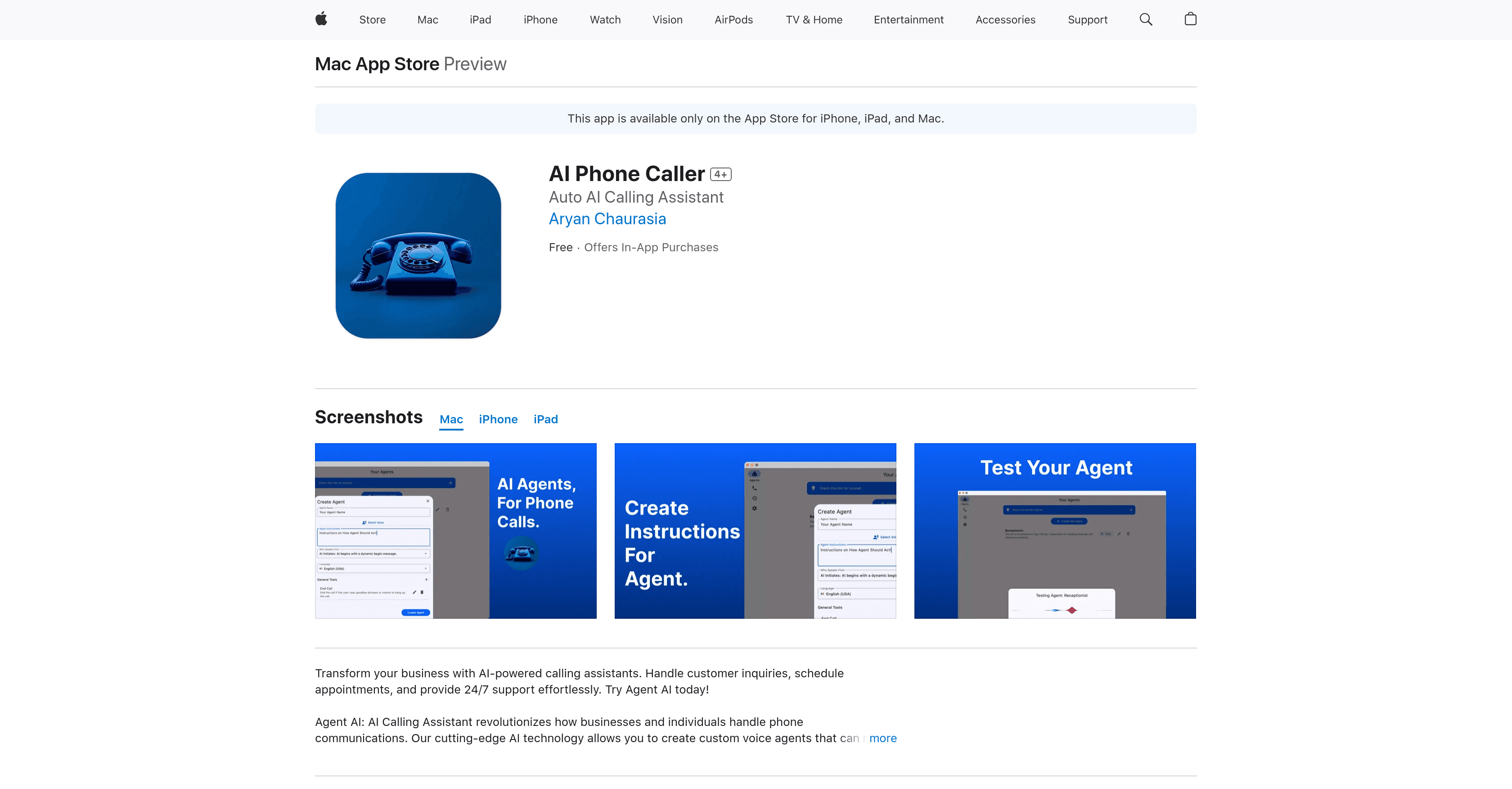 AI Phone Caller screenshot