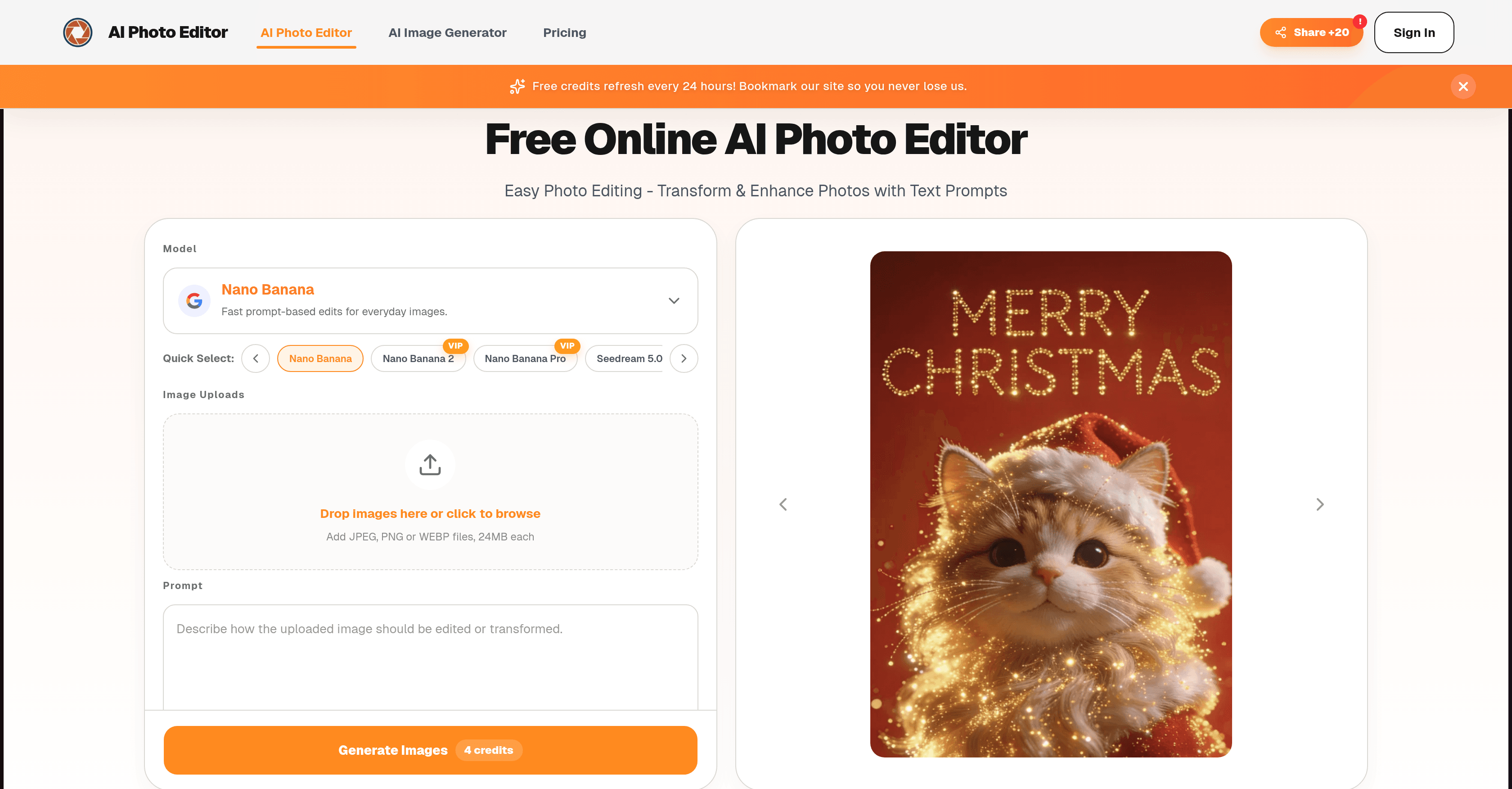 AI Photo Editor screenshot