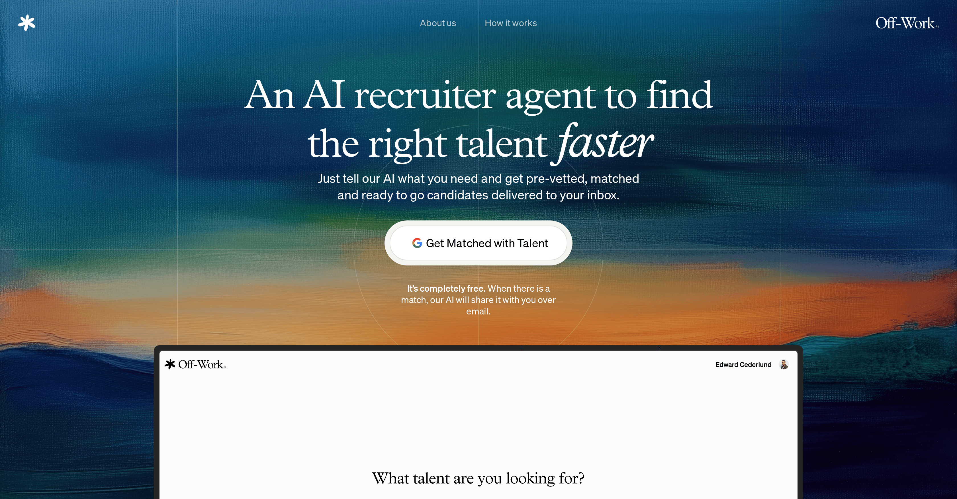 AI Recruiter by Off-Work screenshot