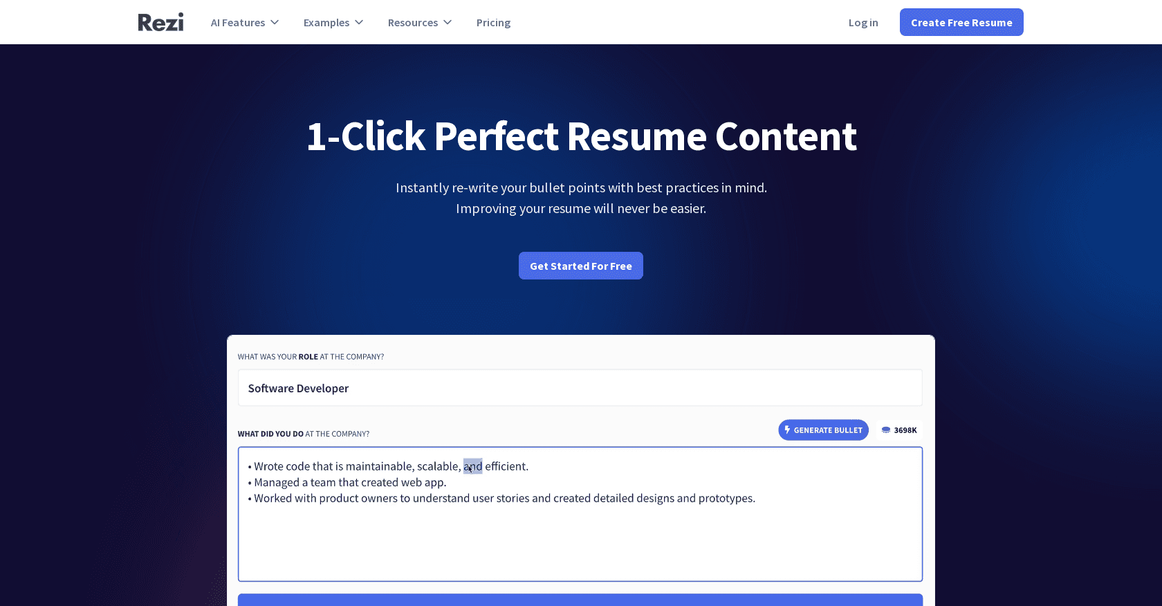 AI Resume Editor screenshot
