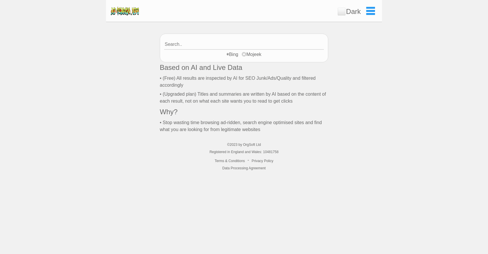 AI search VIP screenshot