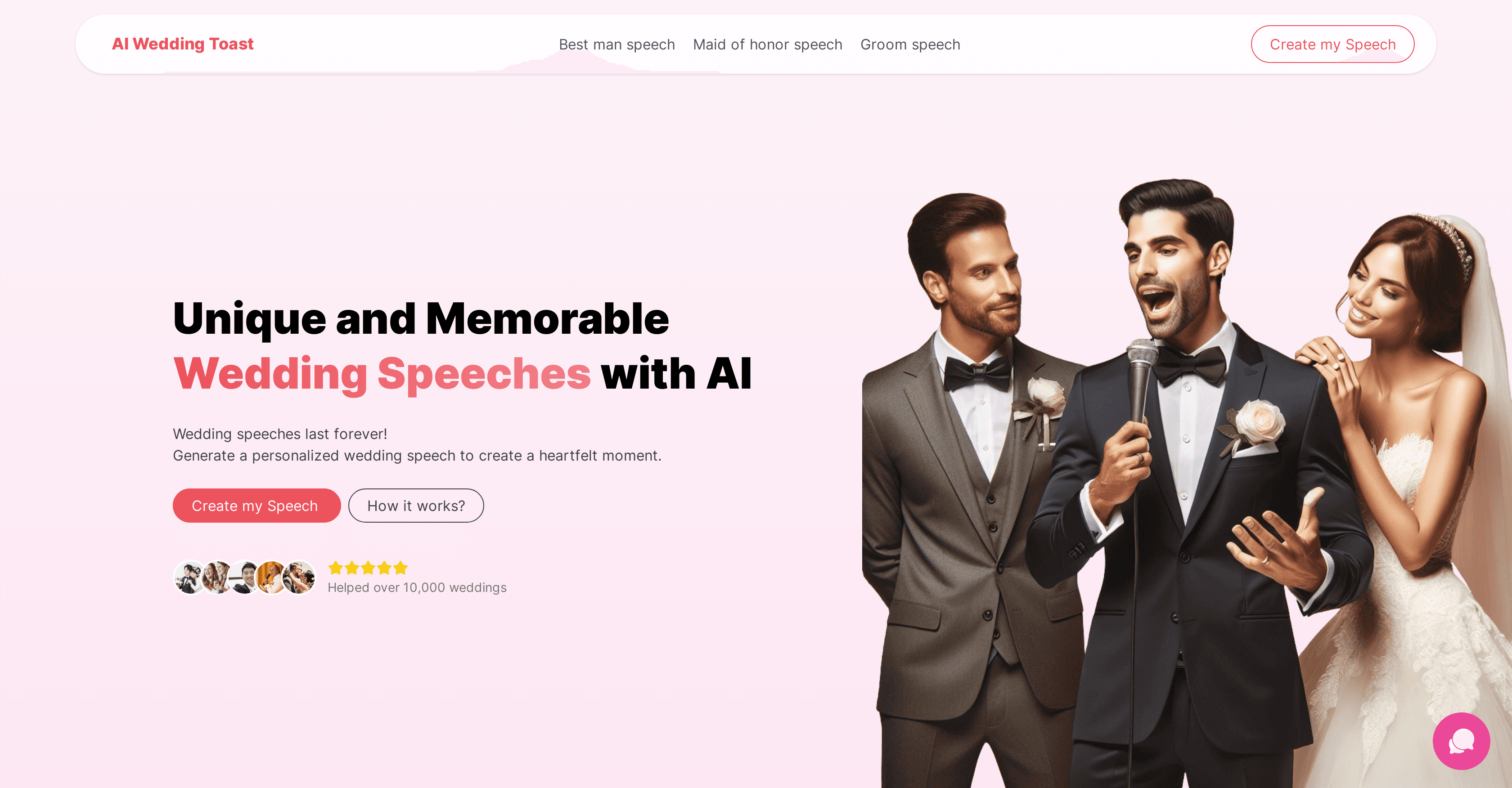 AI Wedding Toast screenshot