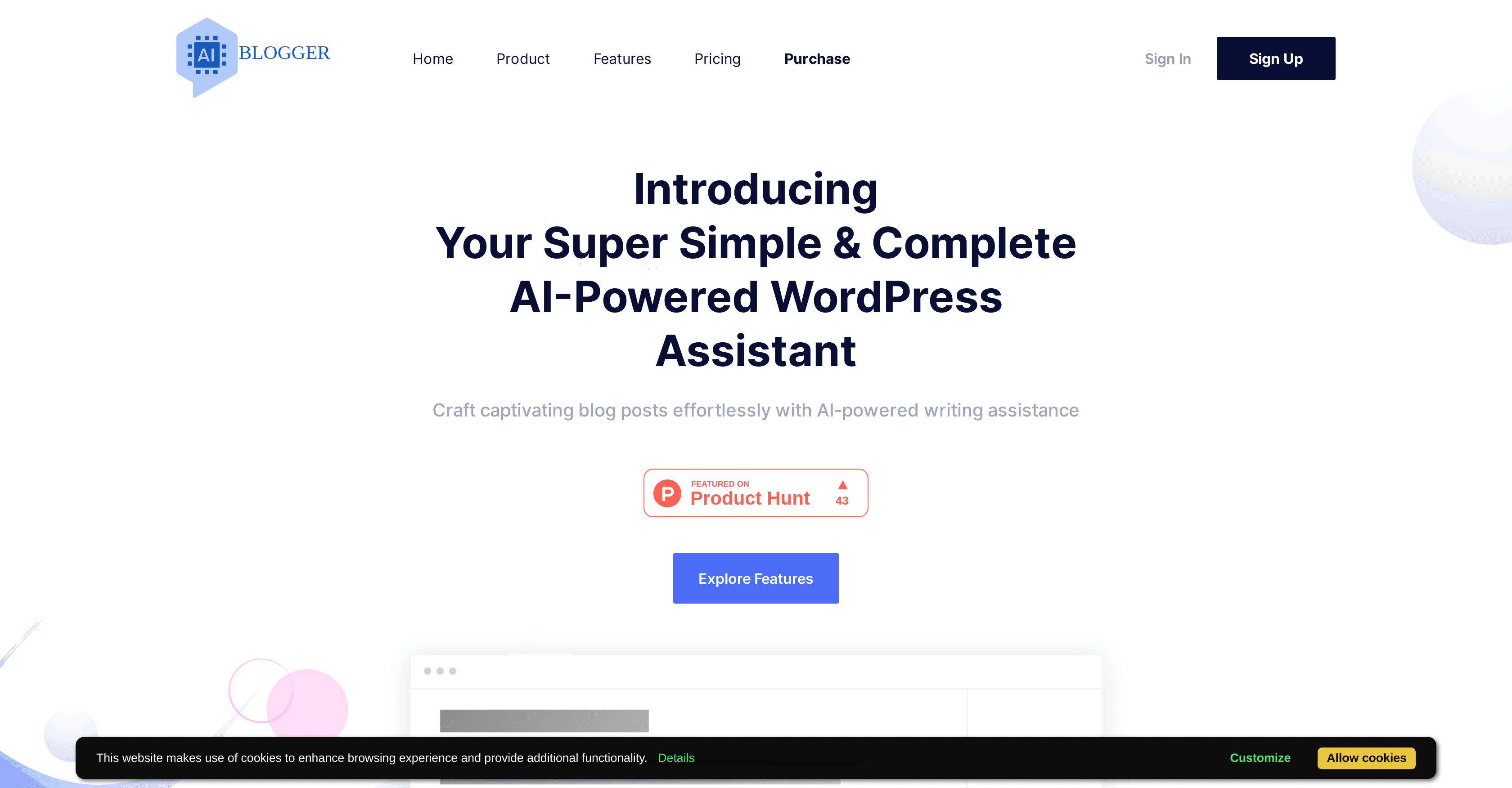AIBlogger screenshot