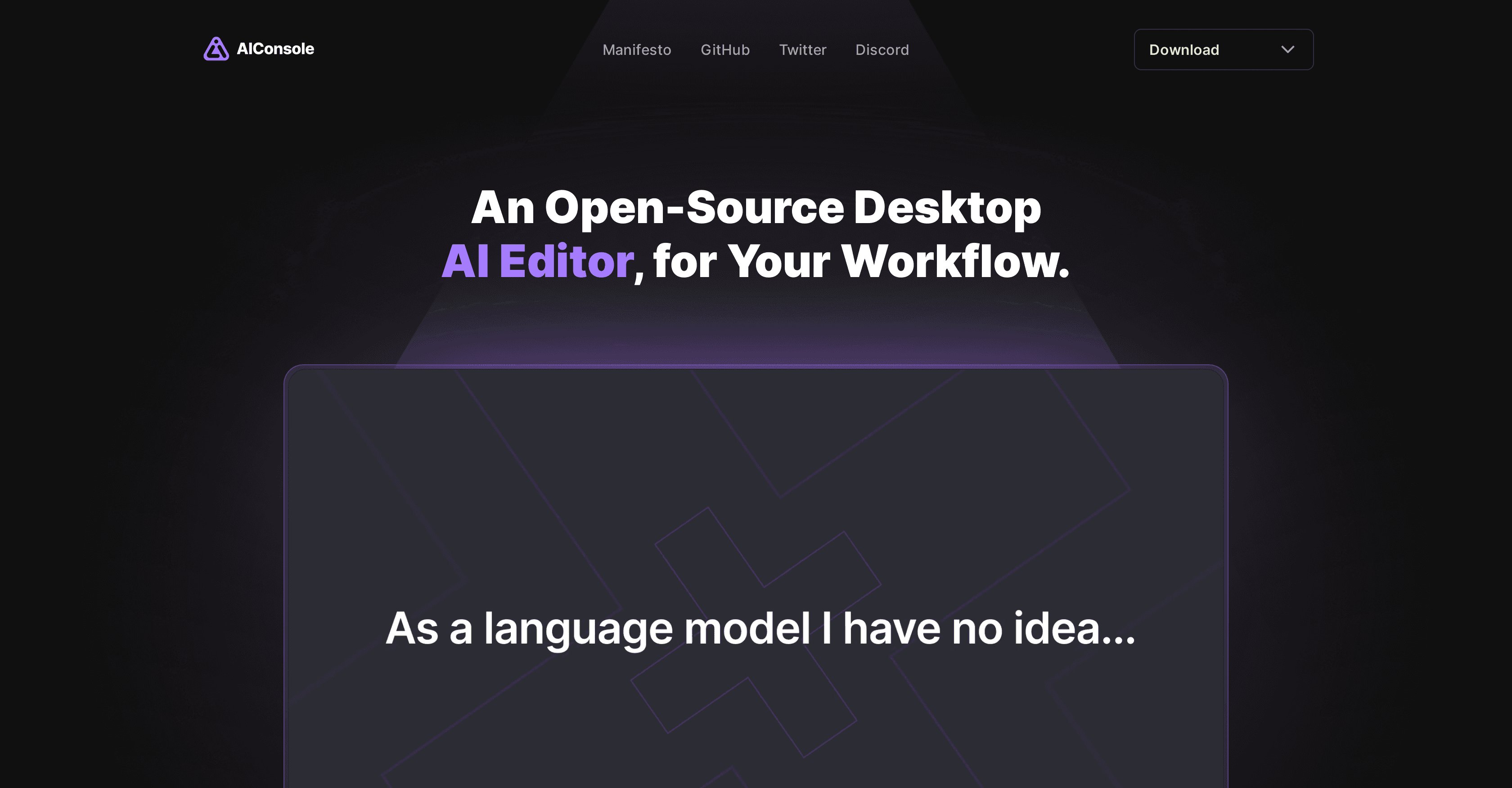 AIConsole screenshot