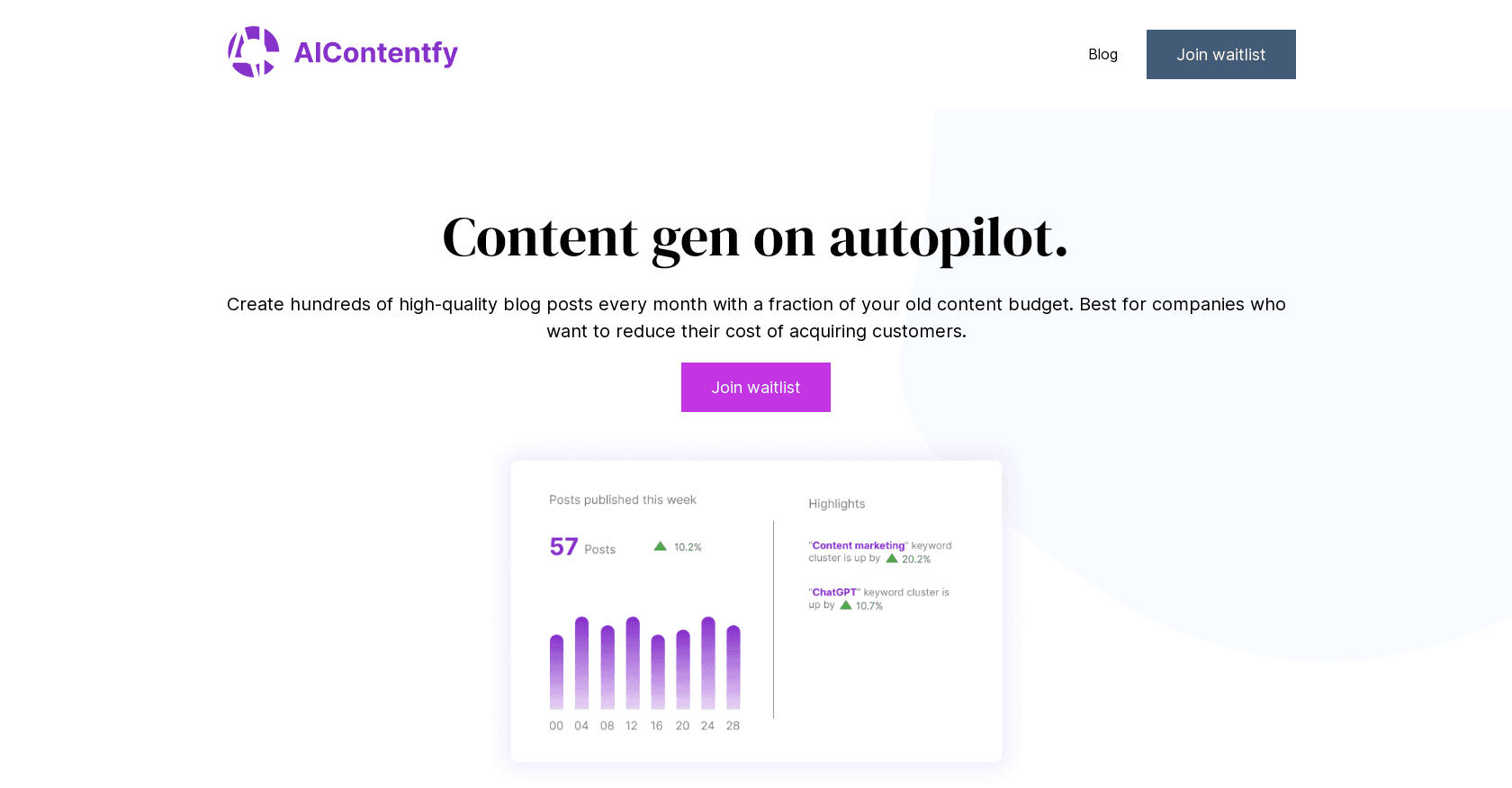 AIcontentfy screenshot