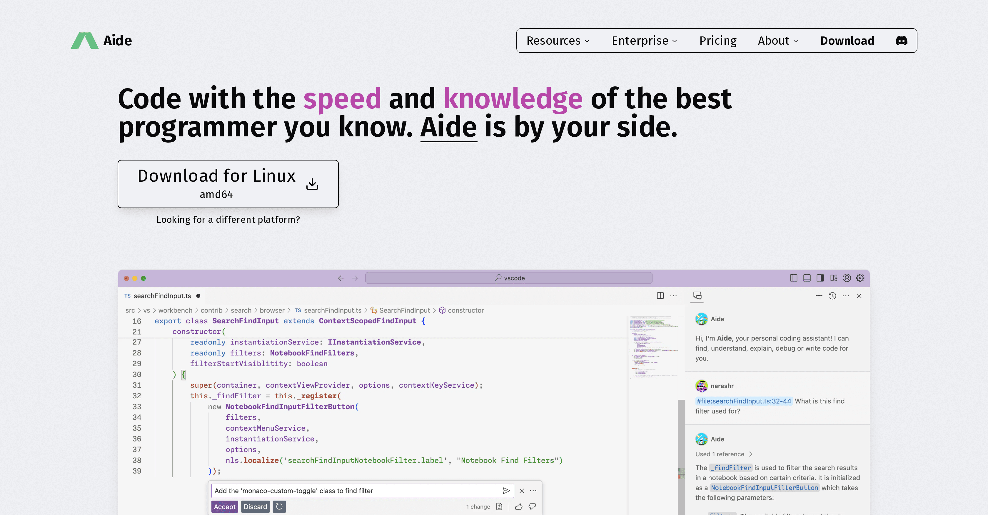 Aide Dev screenshot