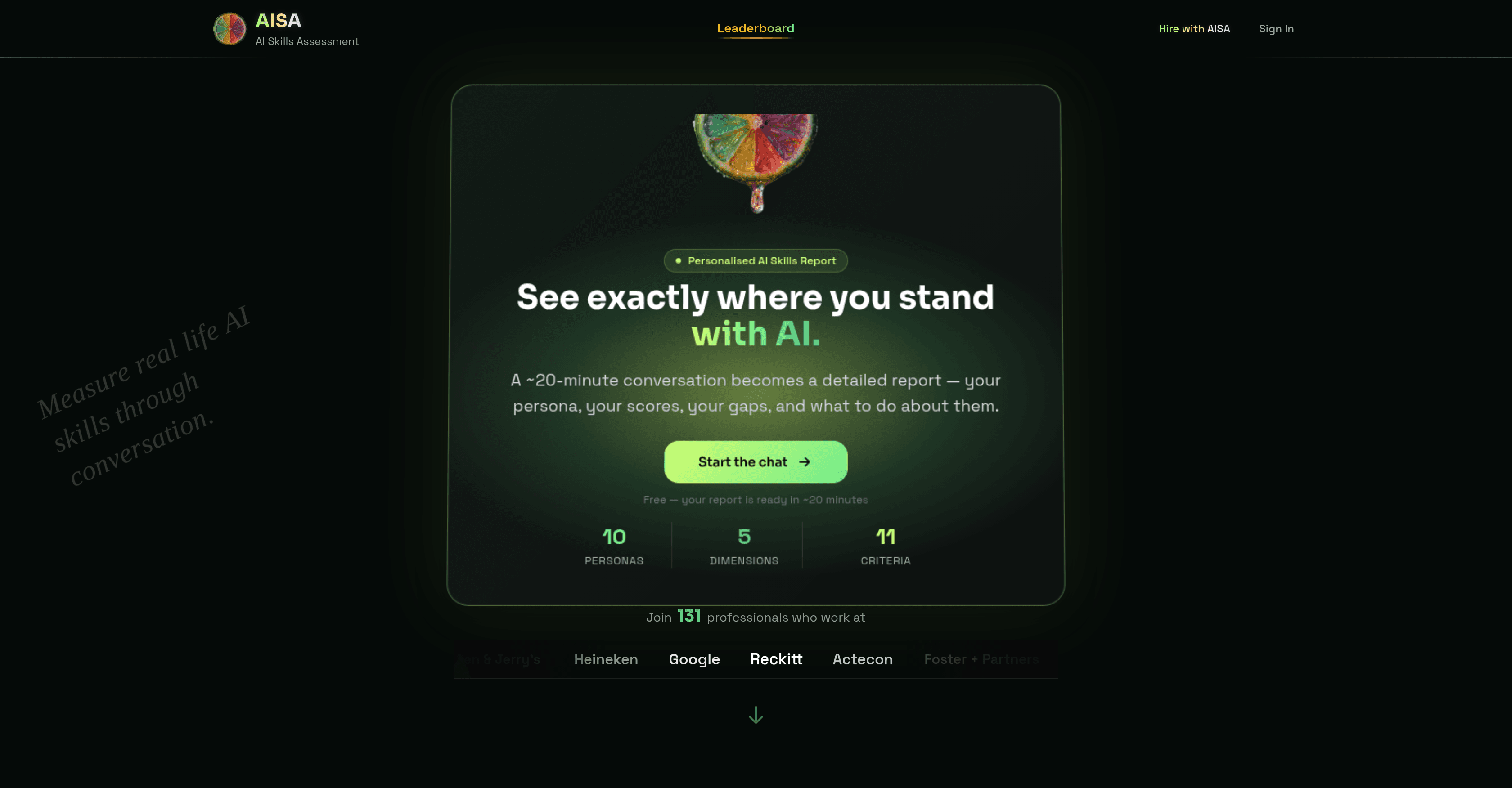 AISA - AI Skills Assessment screenshot