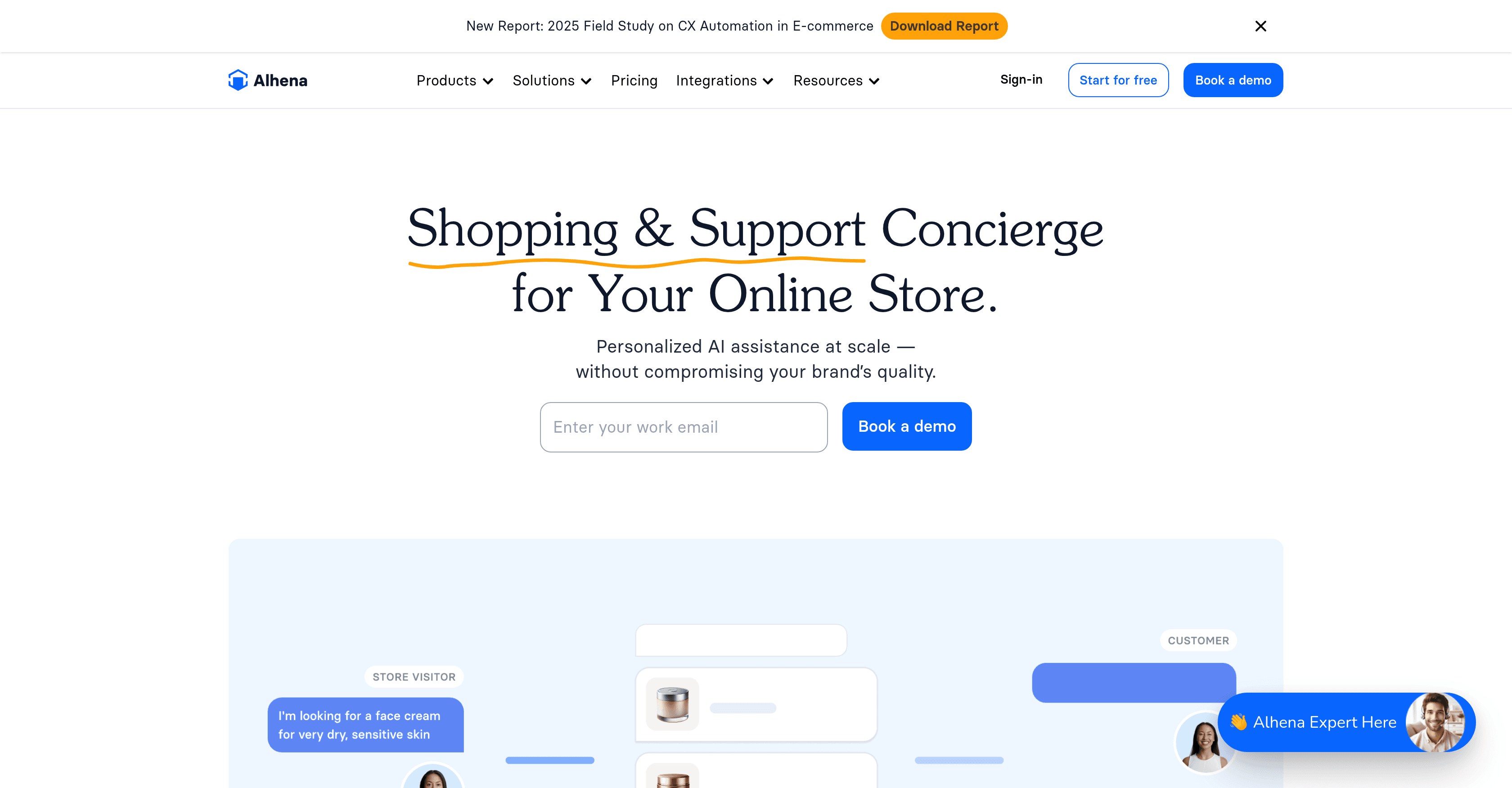 Alhena AI screenshot