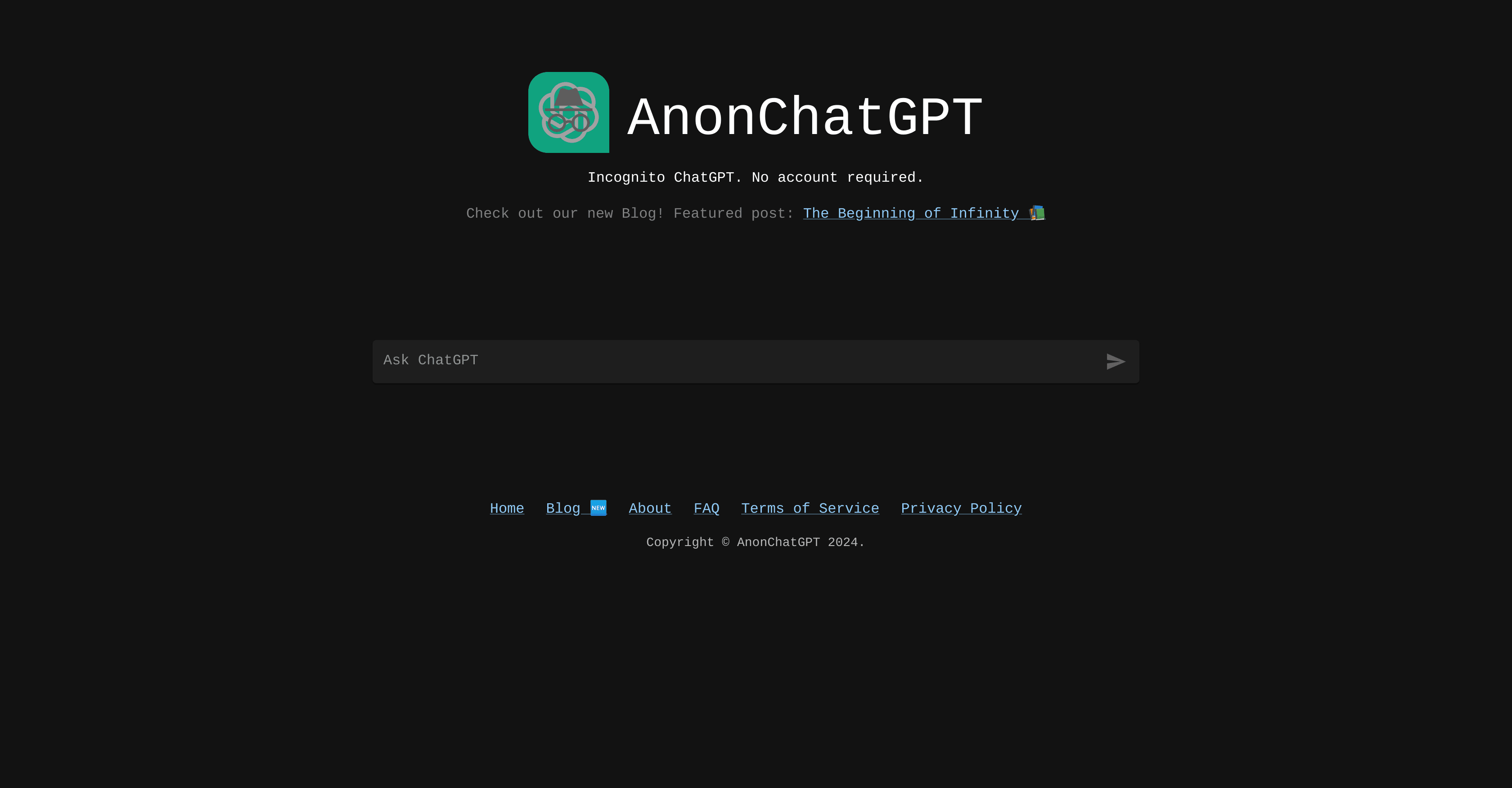 Anonchatgpt screenshot