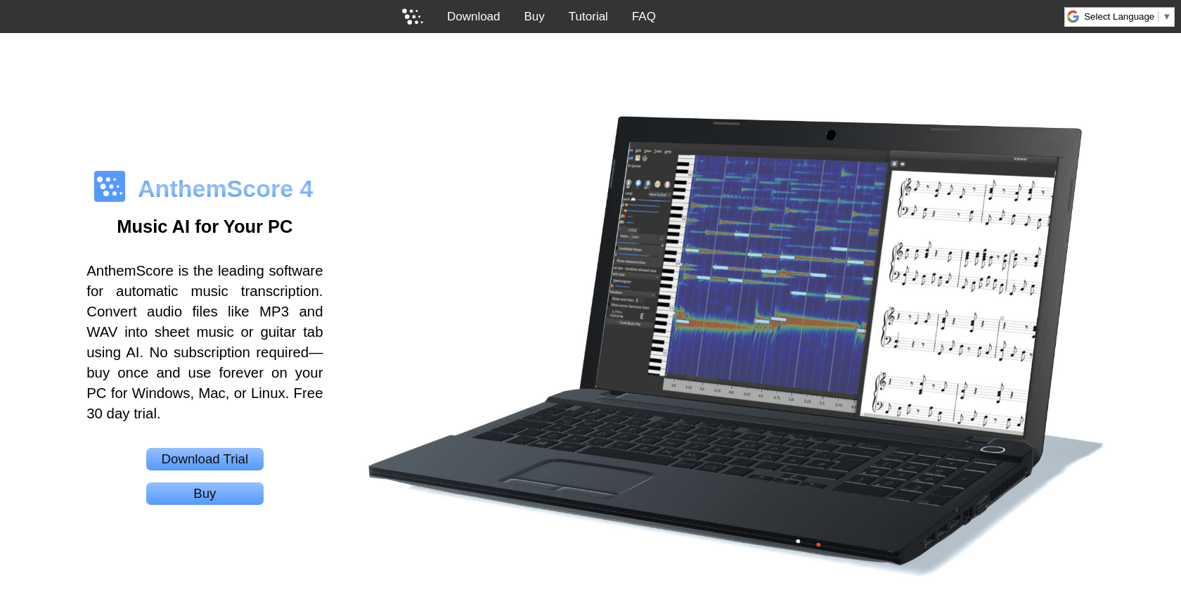 AnthemScore by Lunaverus screenshot