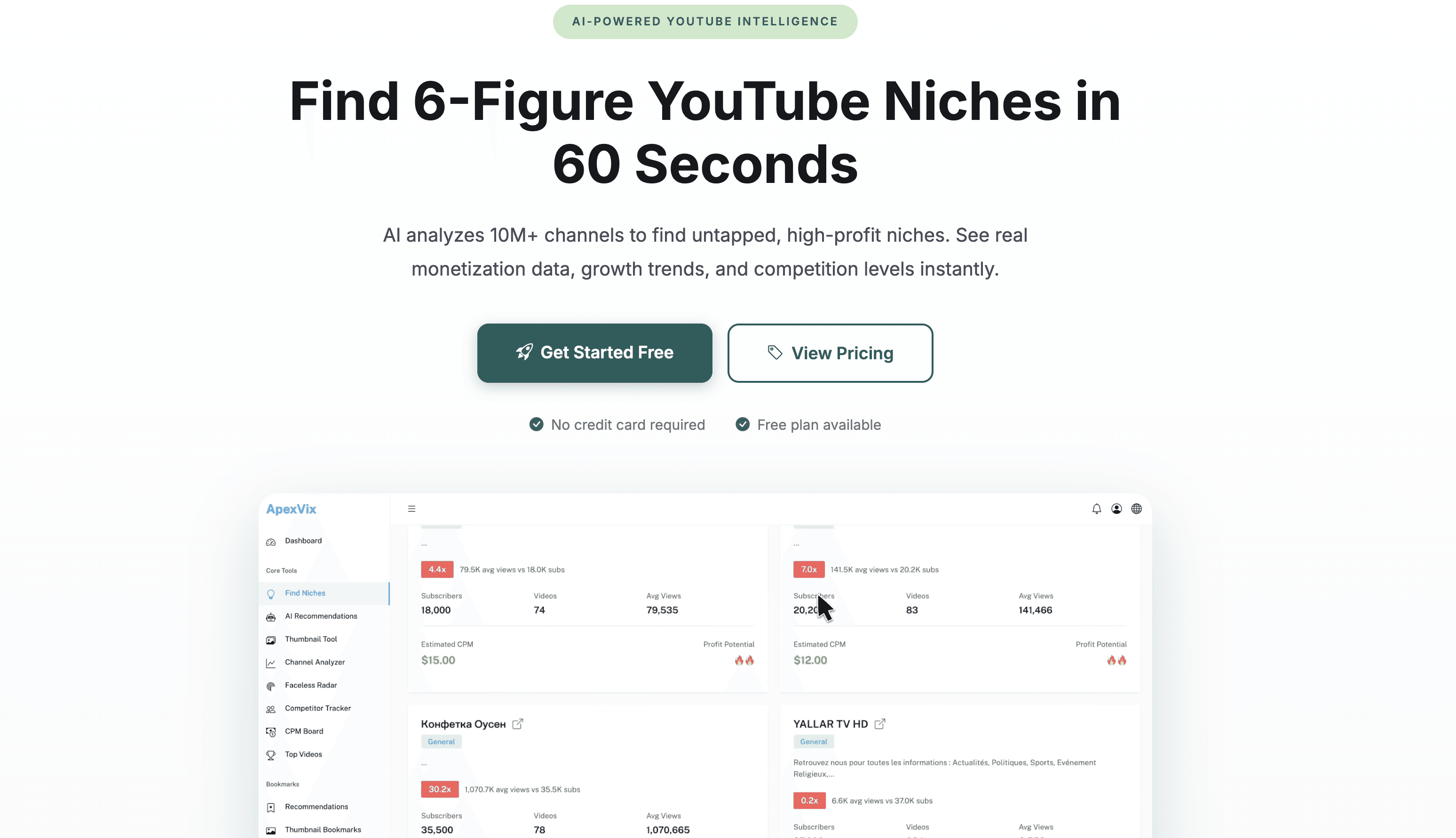 ApexVix - Faceless YouTube Channel screenshot