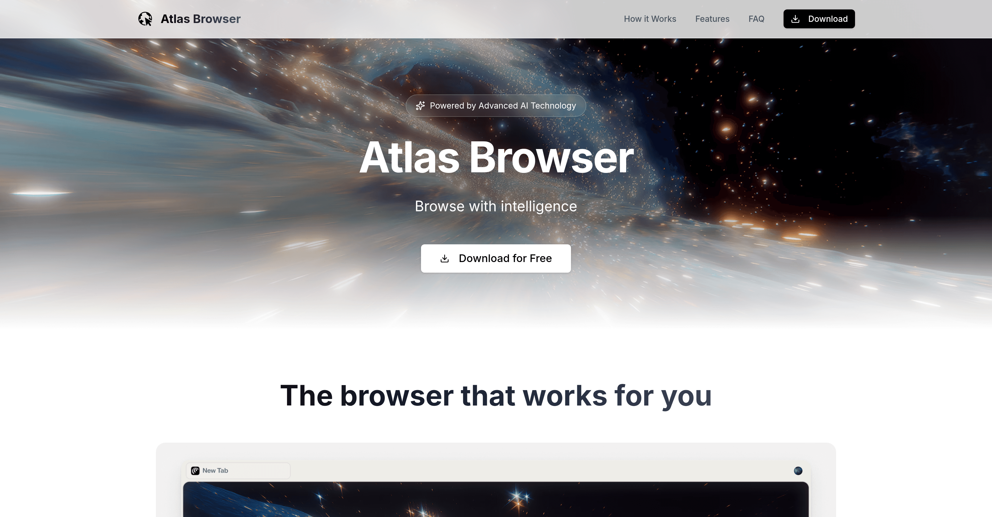Atlas Browser screenshot