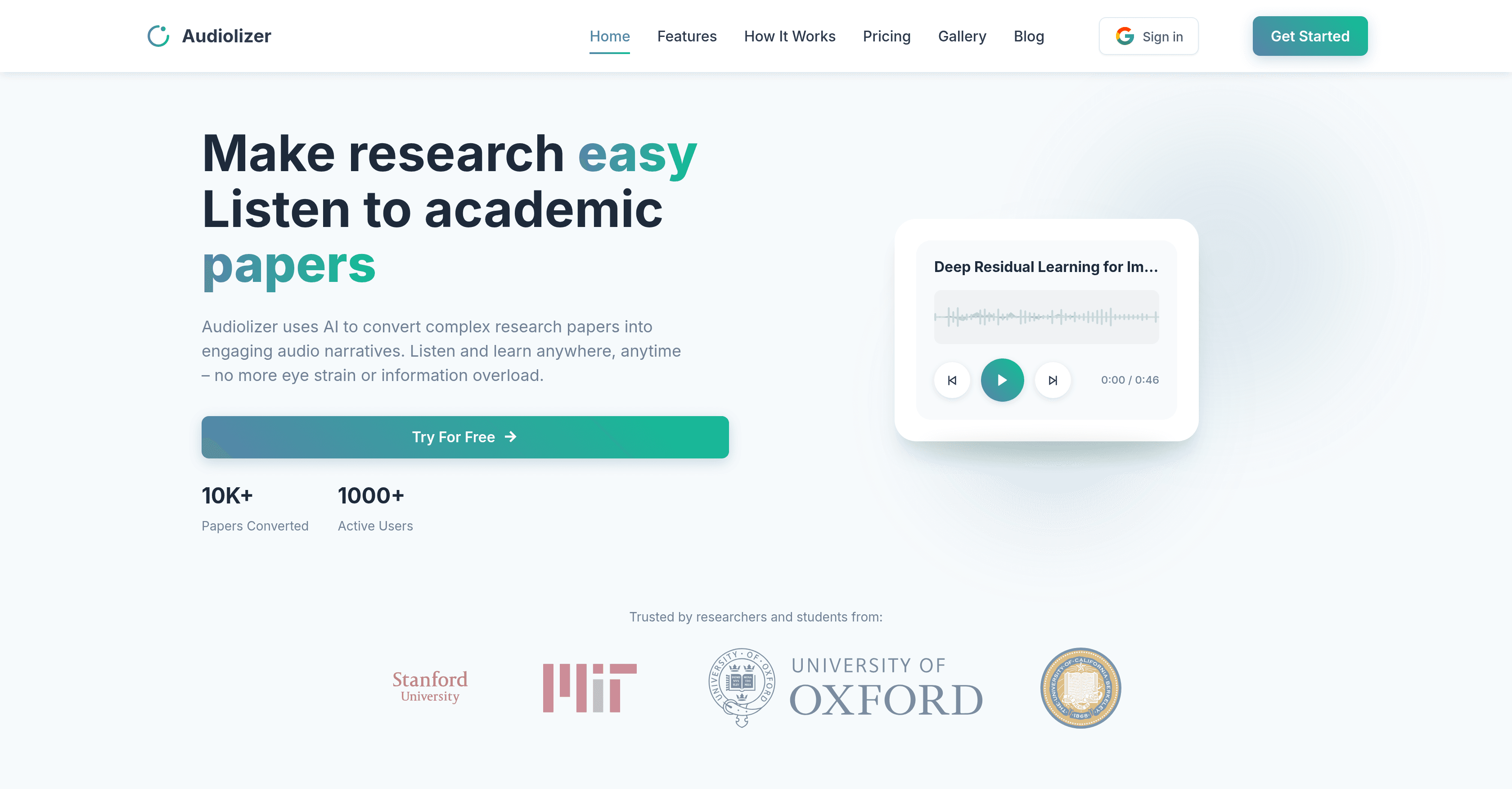 Audiolizer screenshot