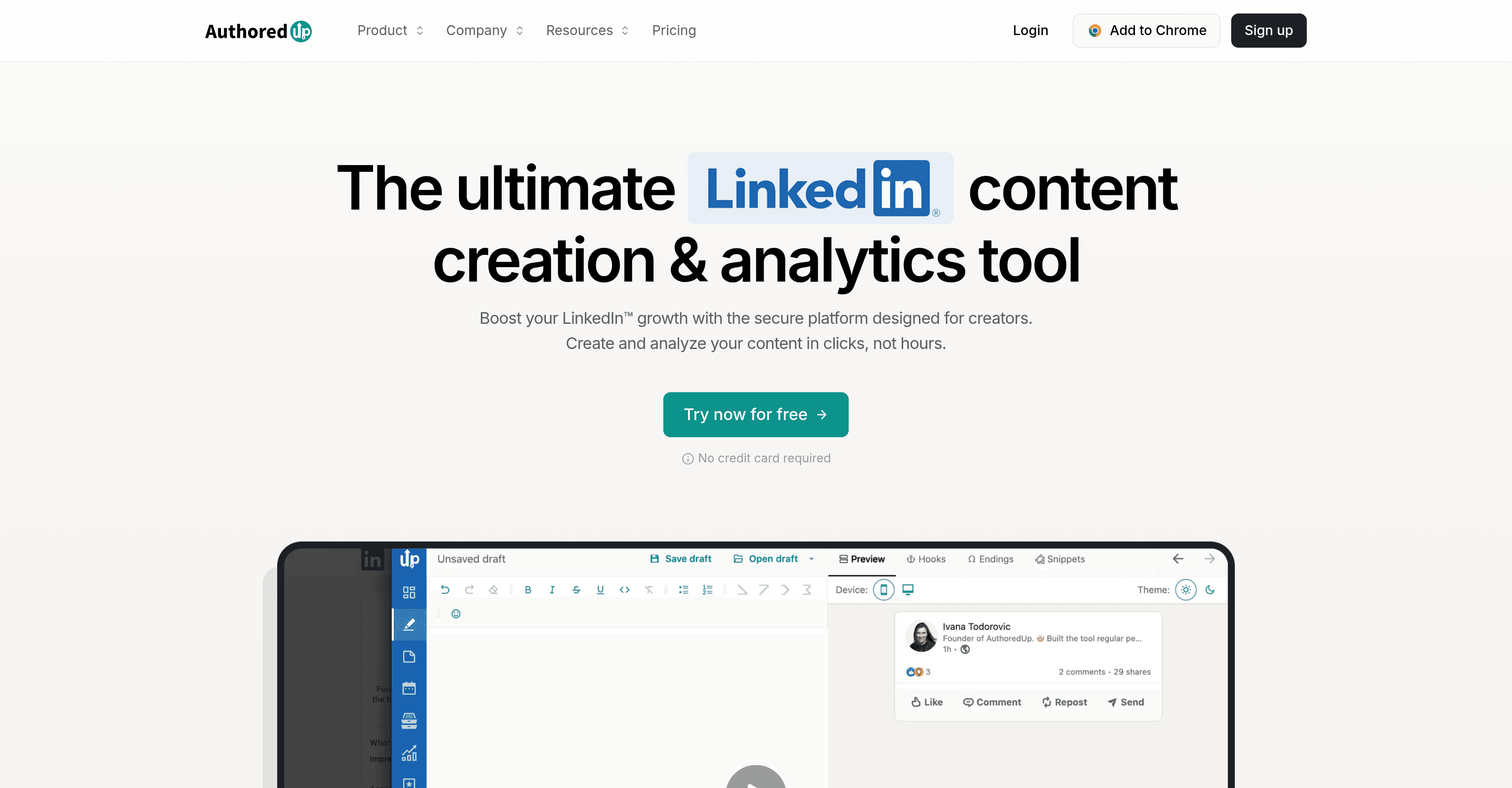 AuthoredUp screenshot