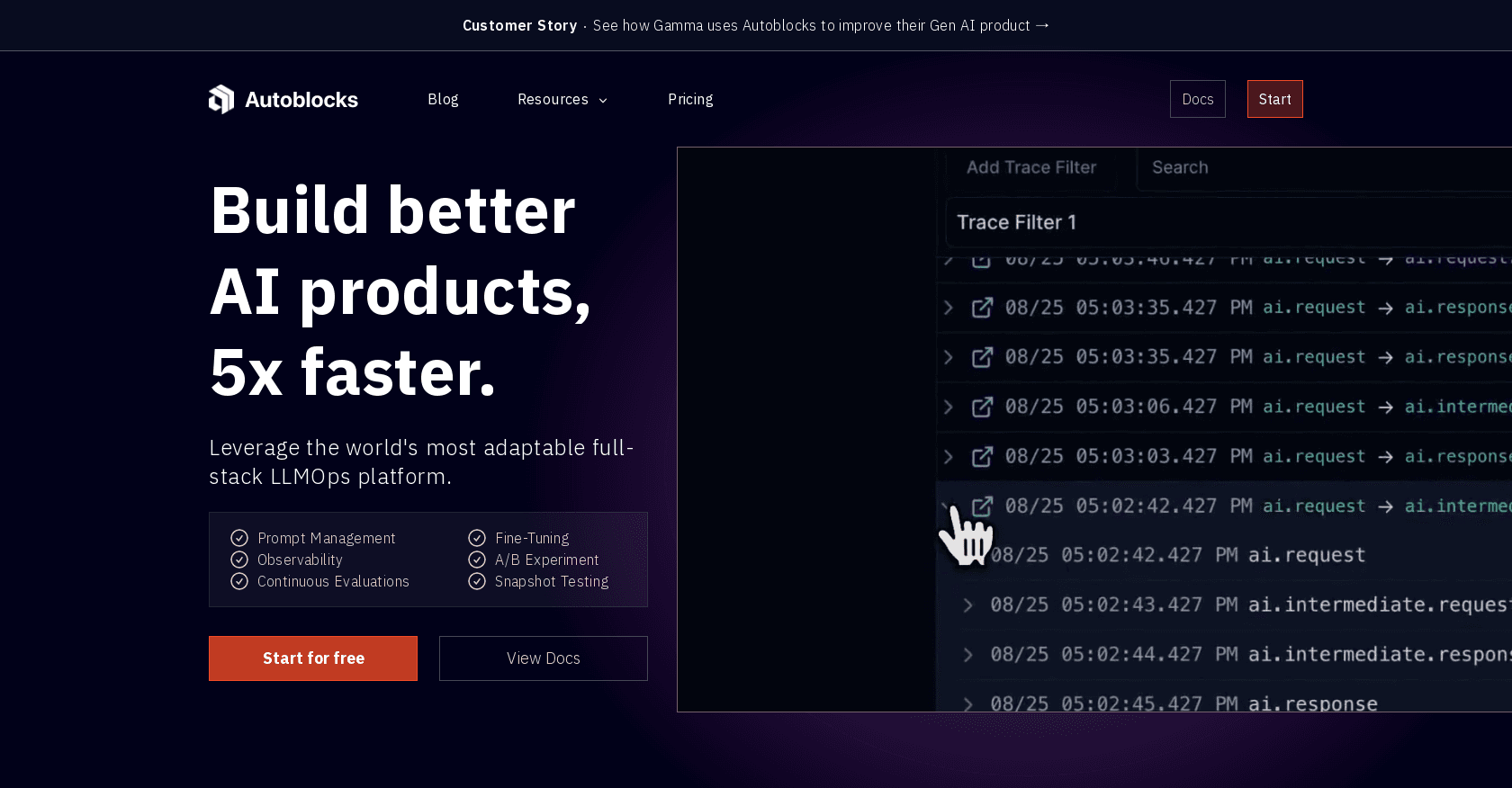 Autoblocks screenshot