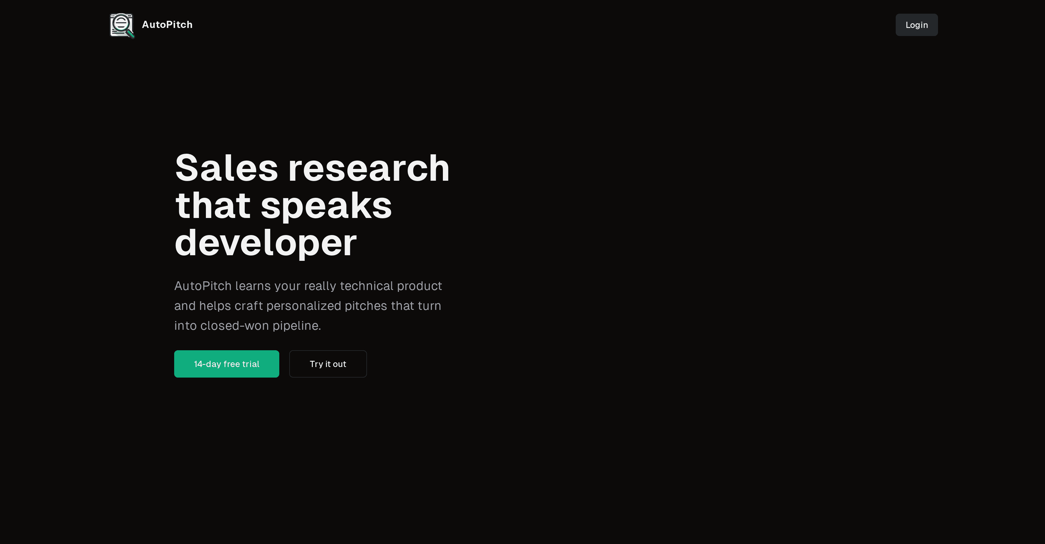 AutoPitch screenshot