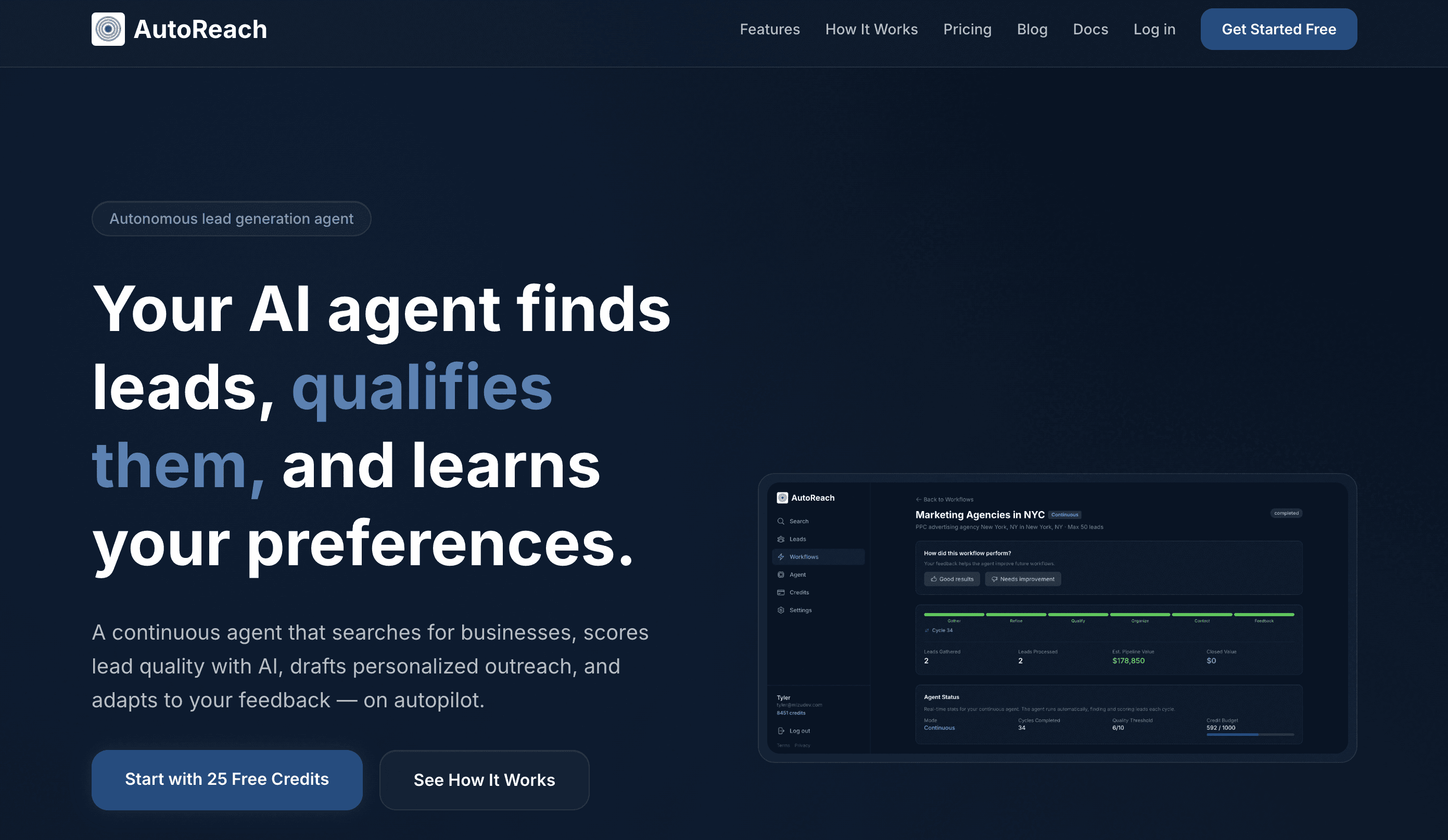 AutoReach screenshot