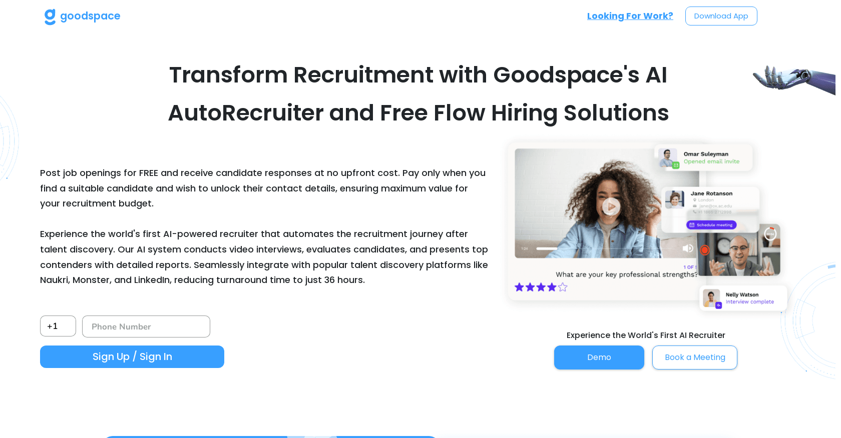 Goodspace screenshot