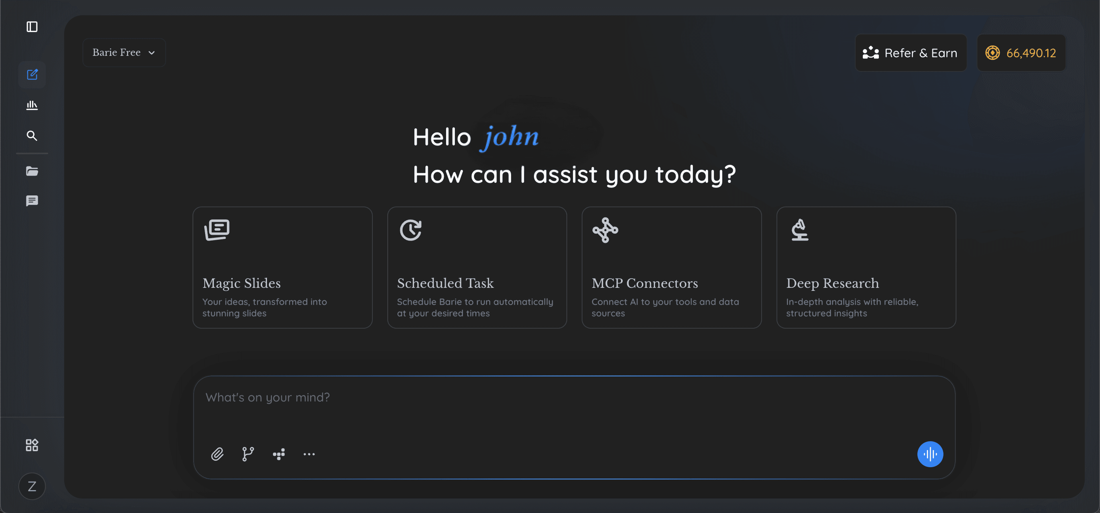 Barie AI screenshot