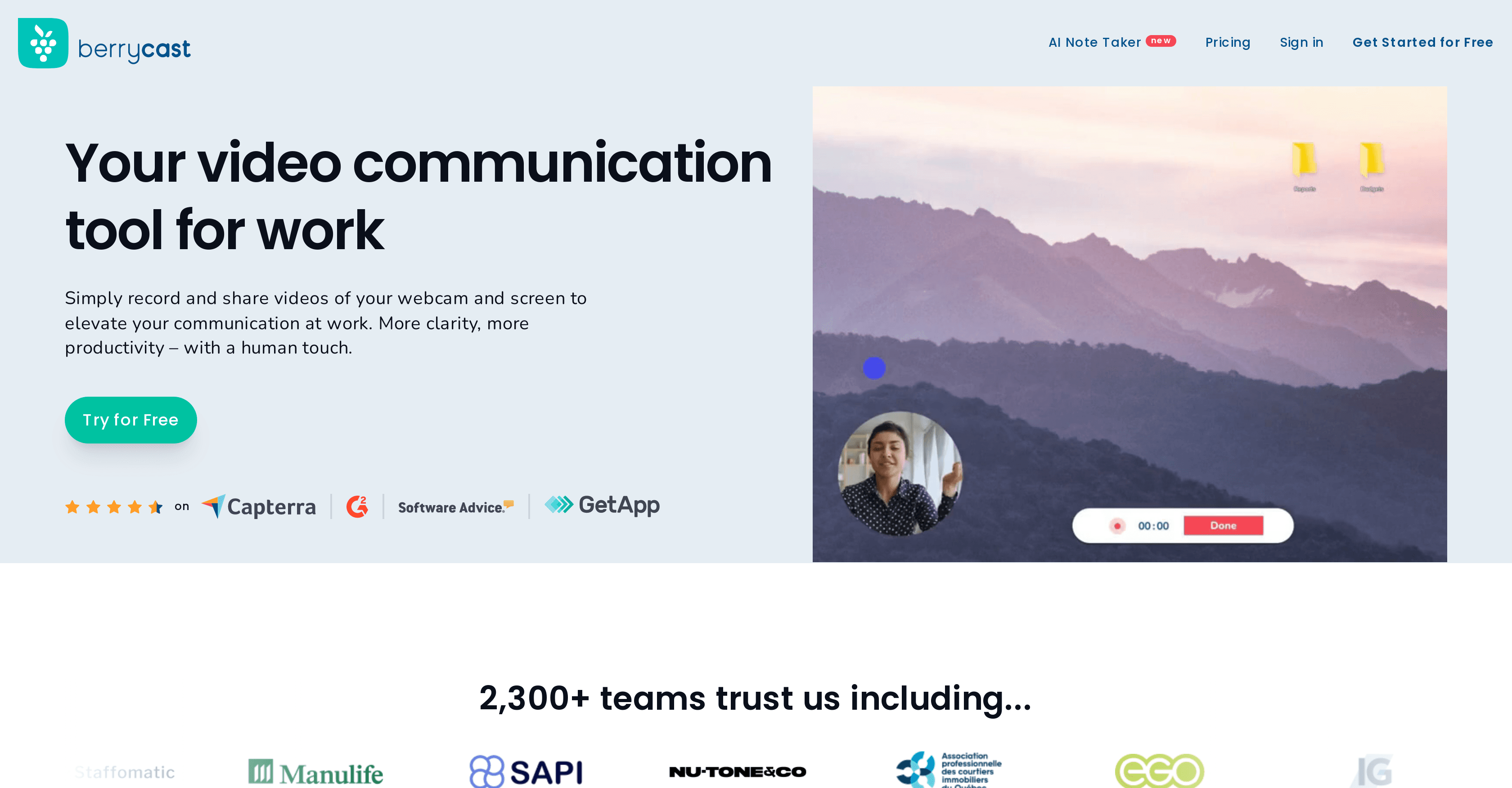 Berrycast Transcripts screenshot