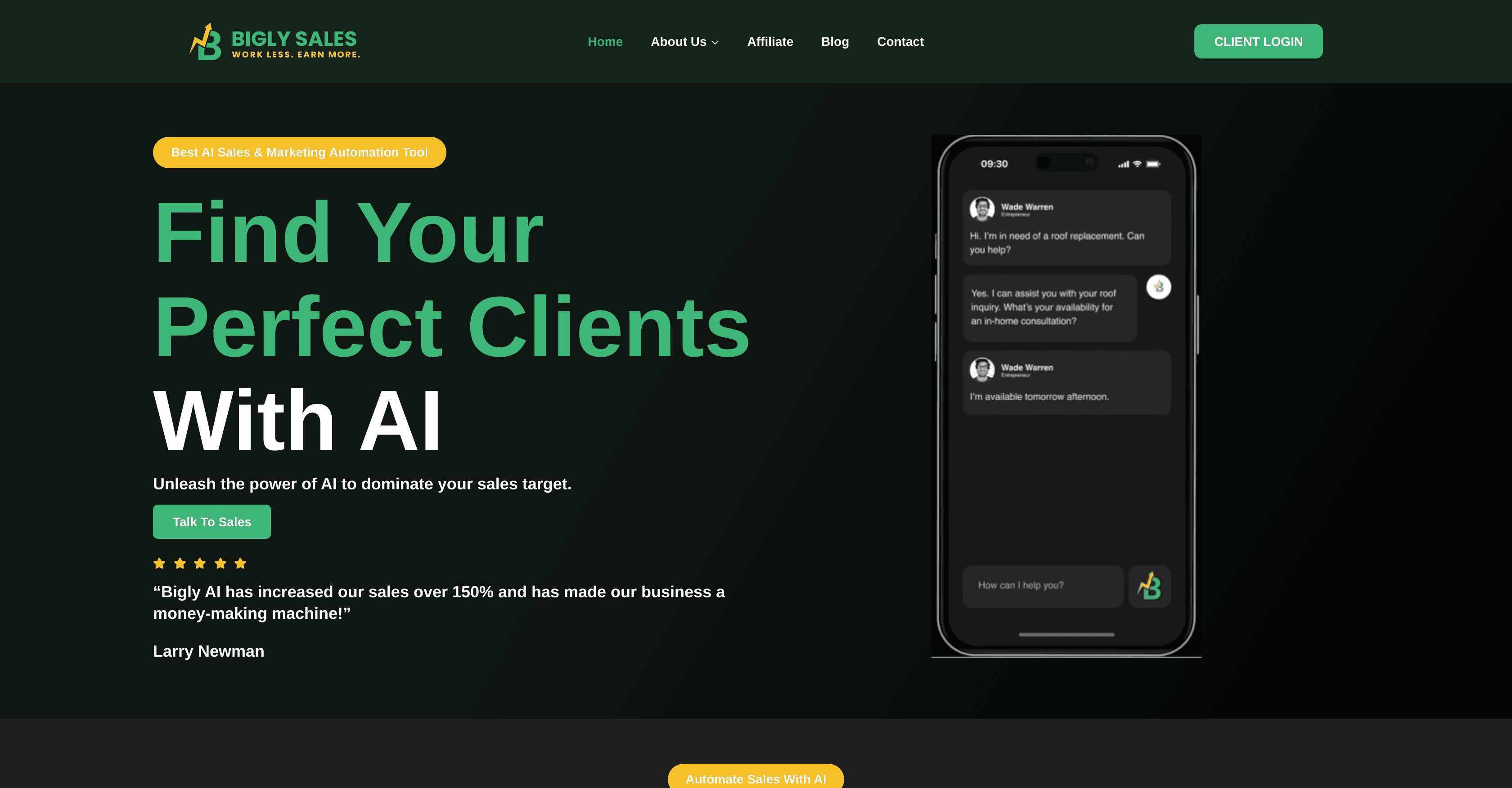 Bigly Sales screenshot