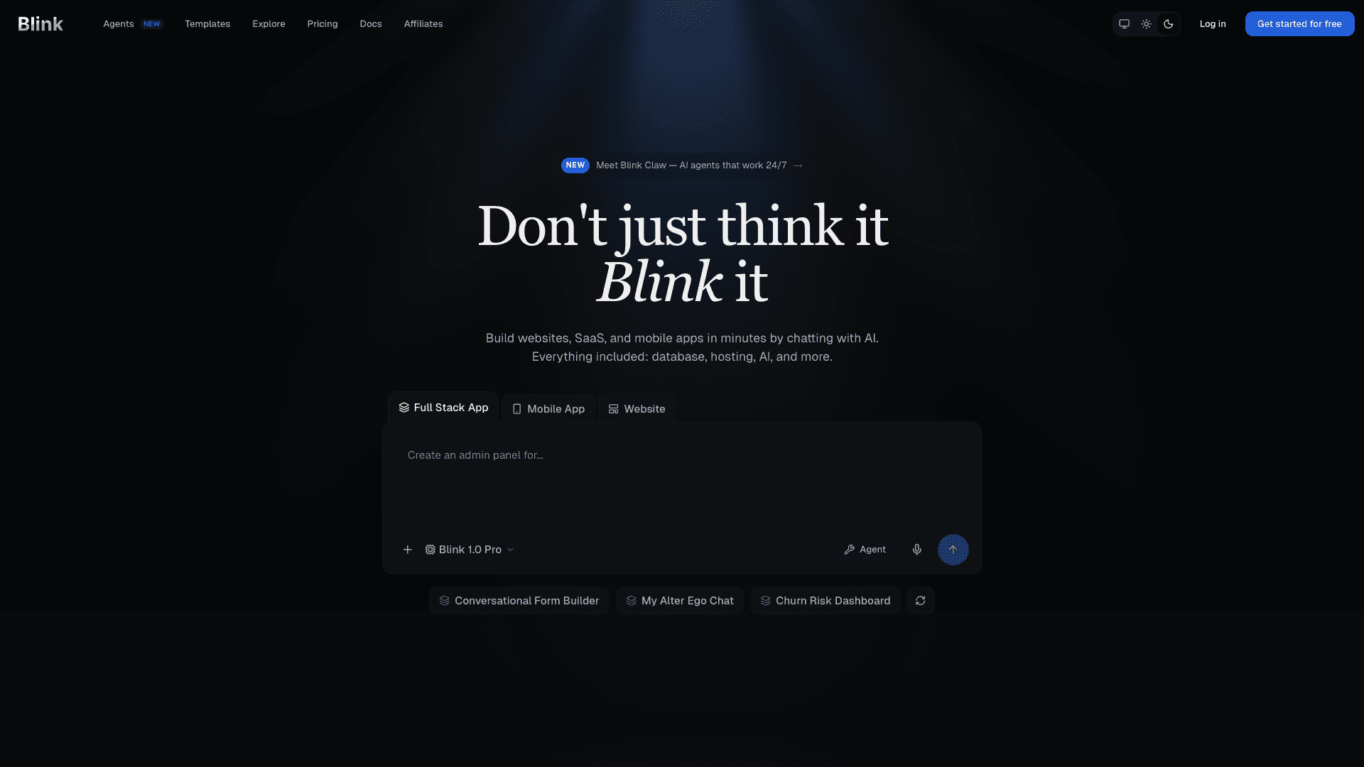 Blink.new screenshot