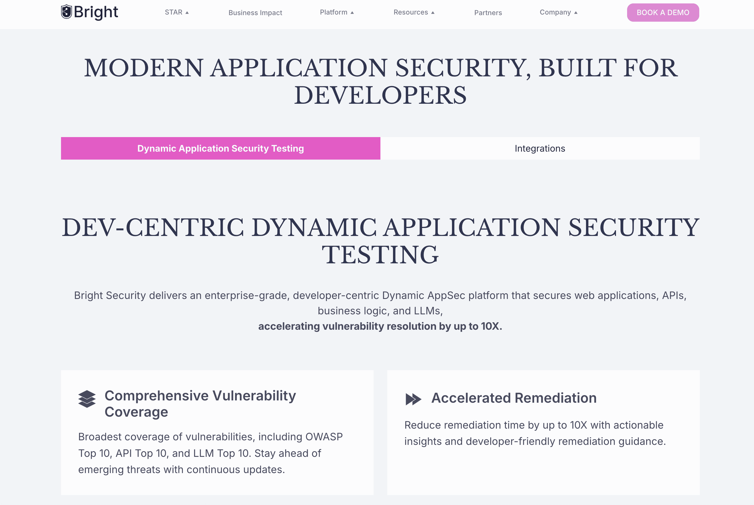 Brightsec screenshot