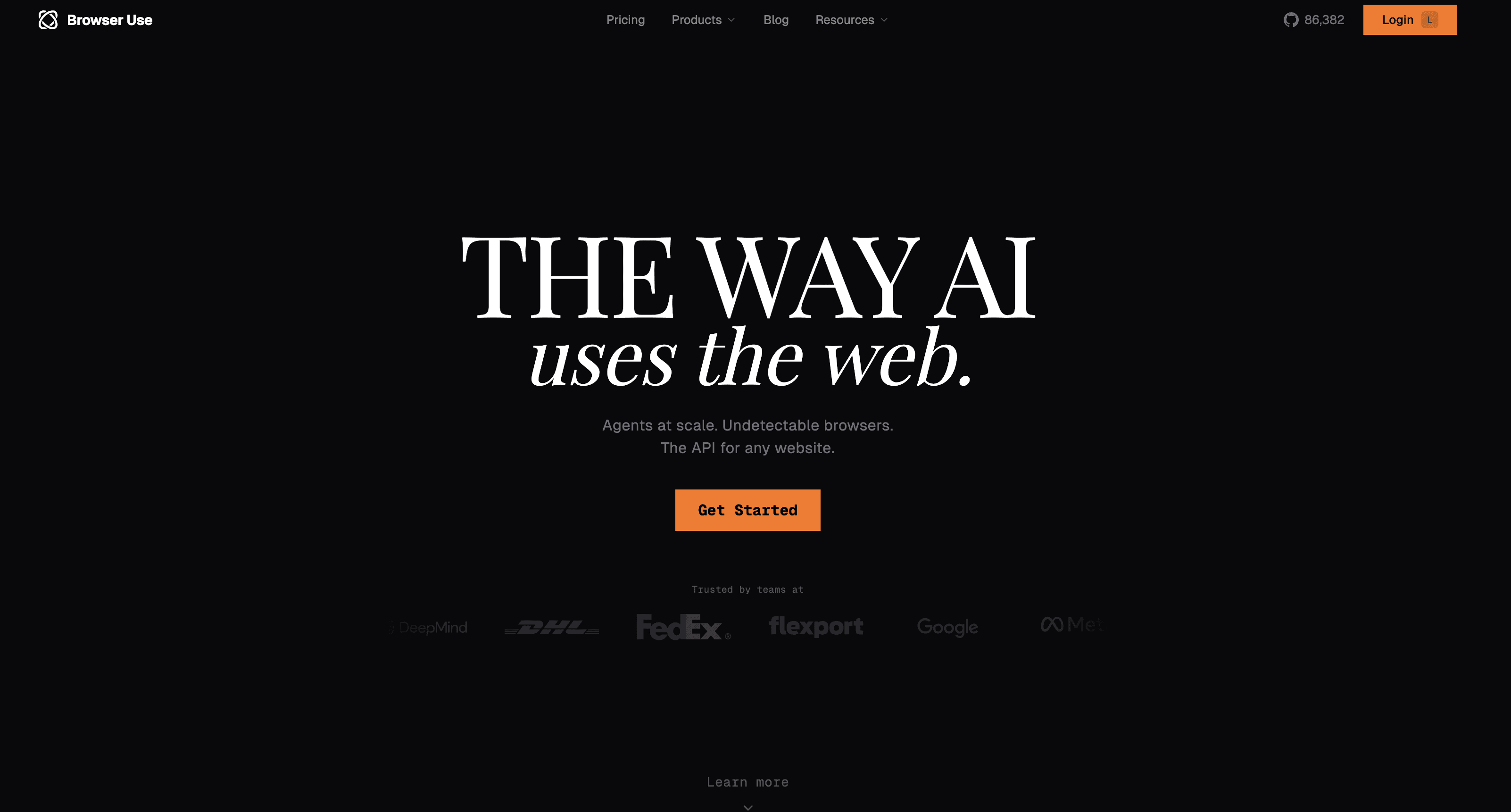 Browser Use screenshot