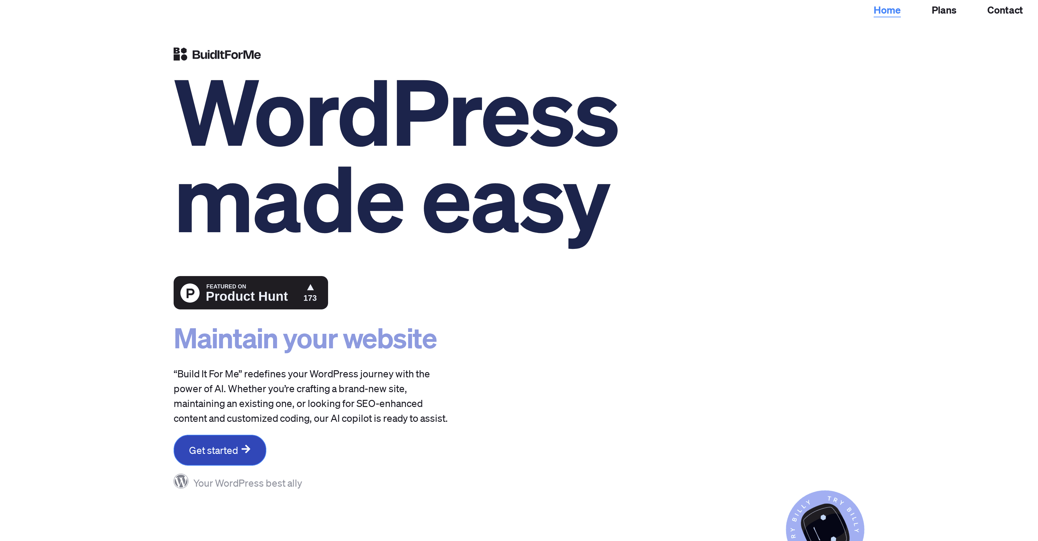 Build It For Me screenshot