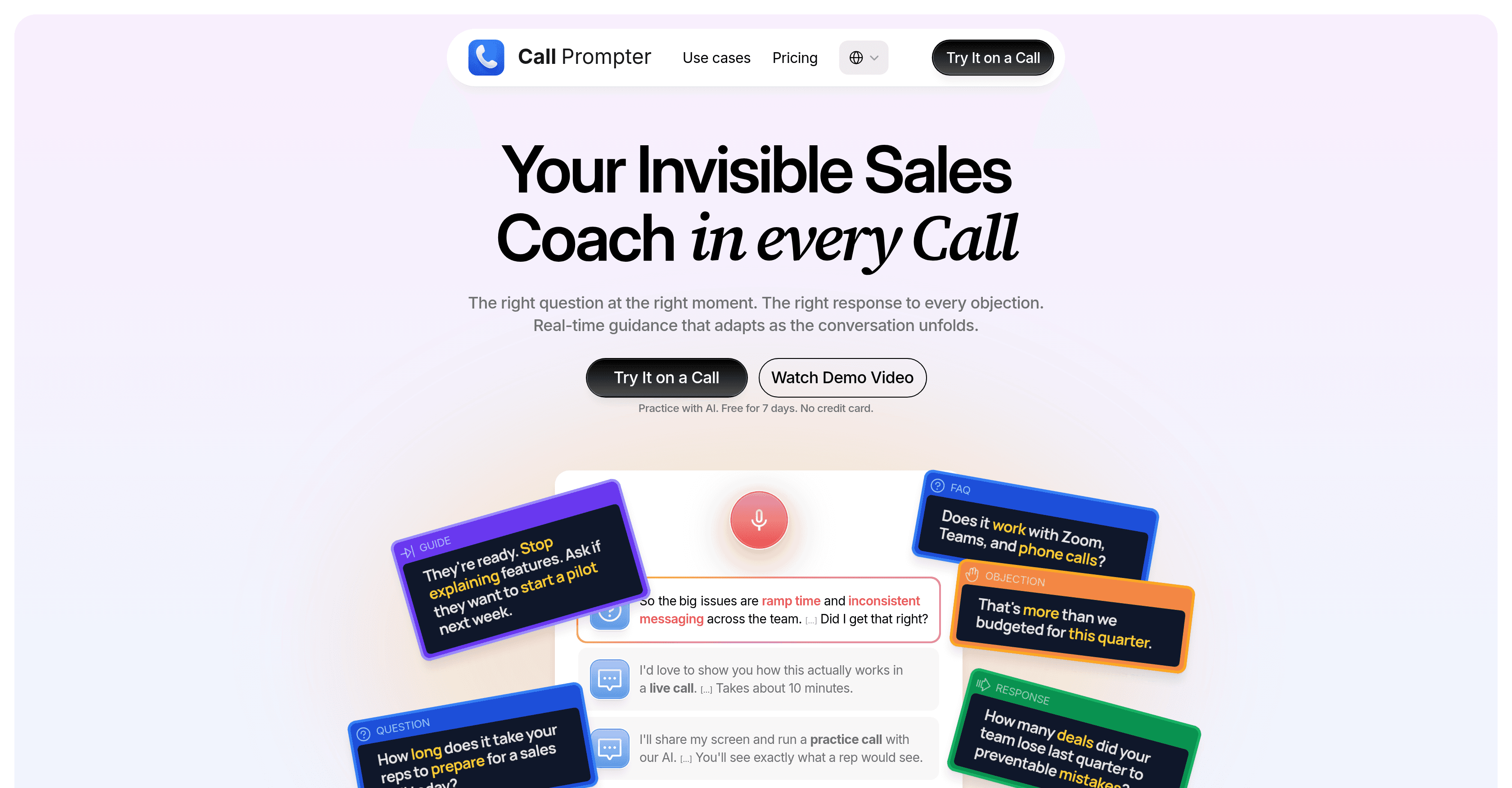 Call Prompter screenshot