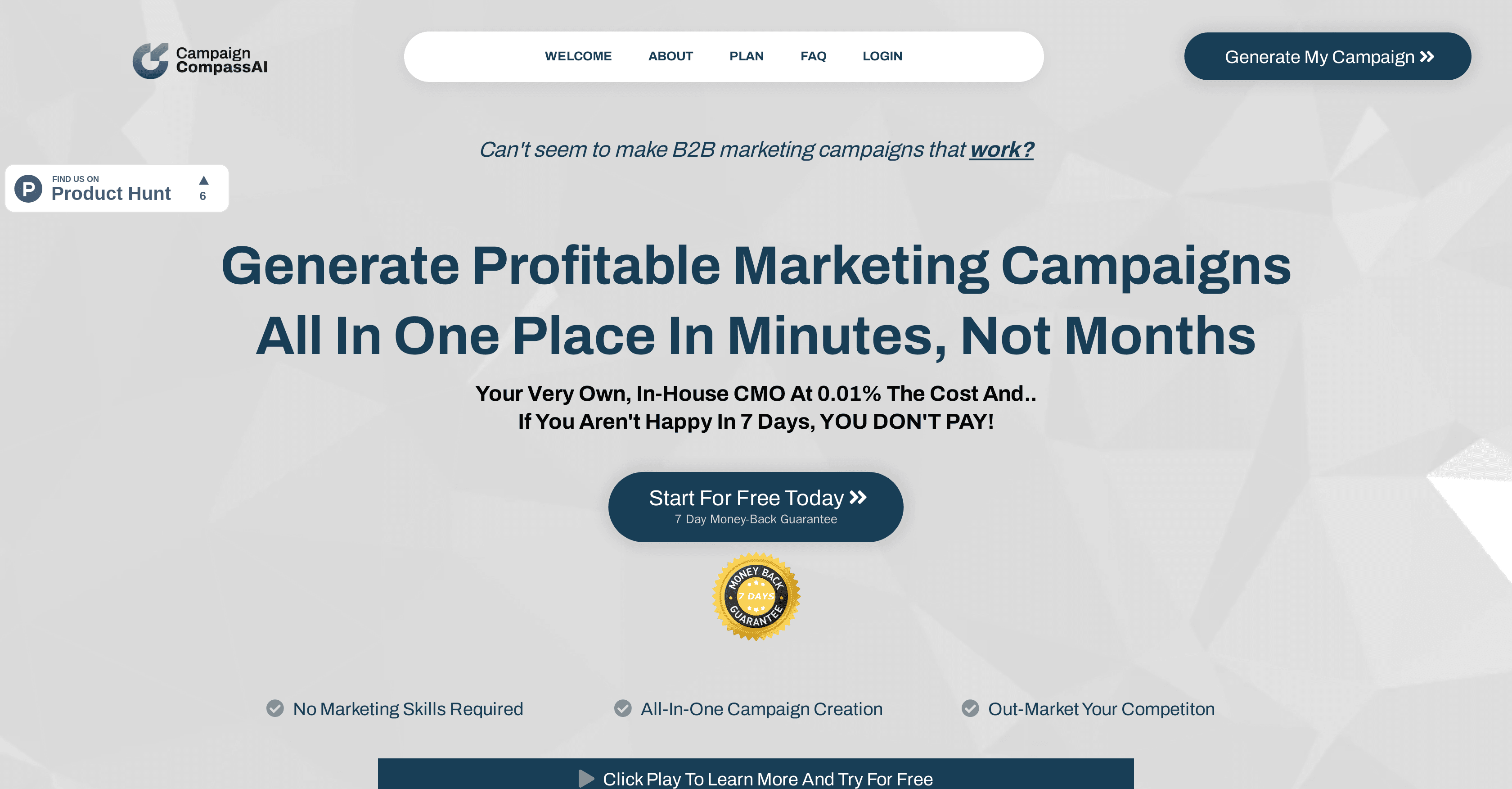 Campaign CompassAI screenshot