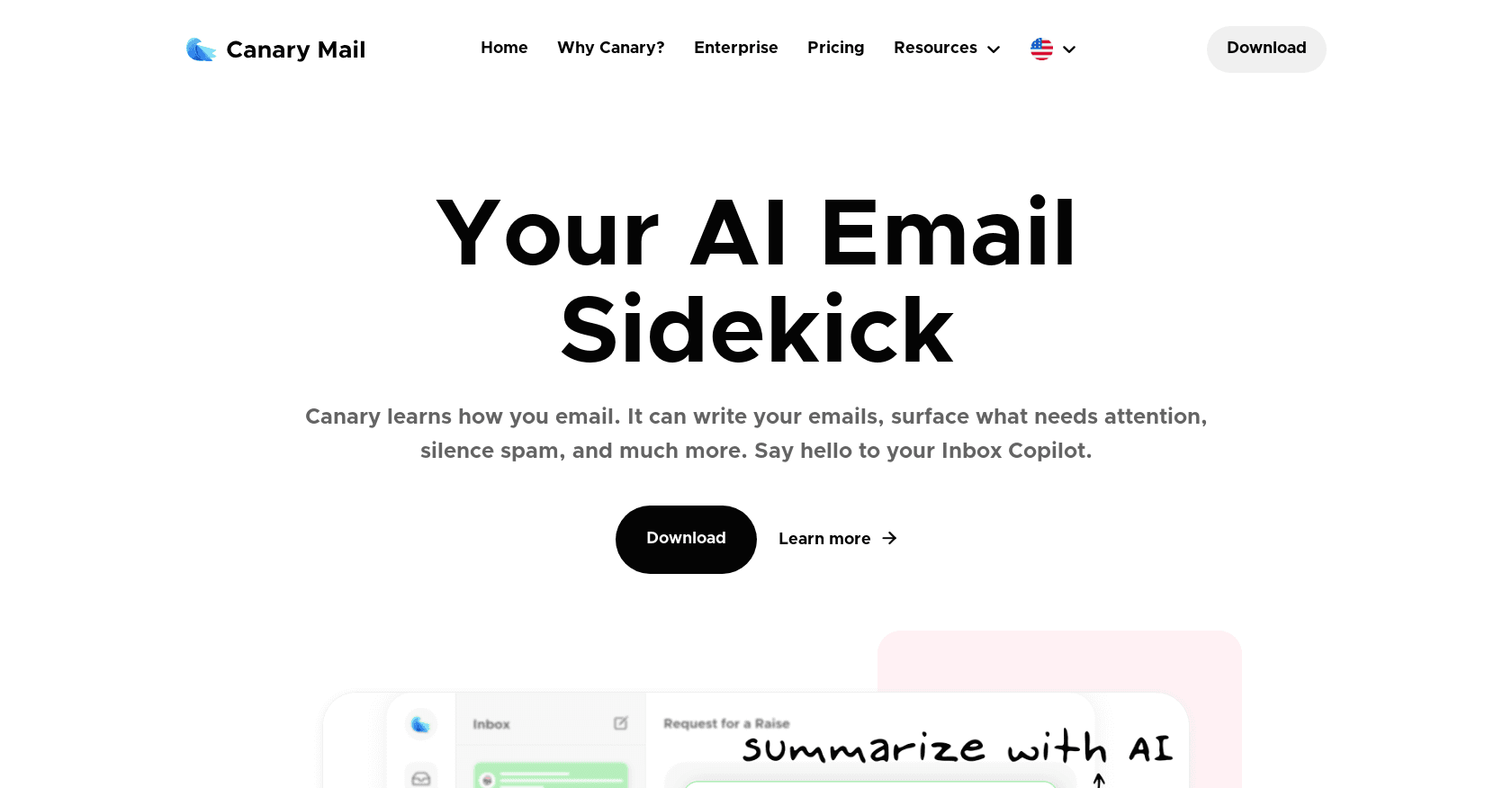 Canary Mail screenshot