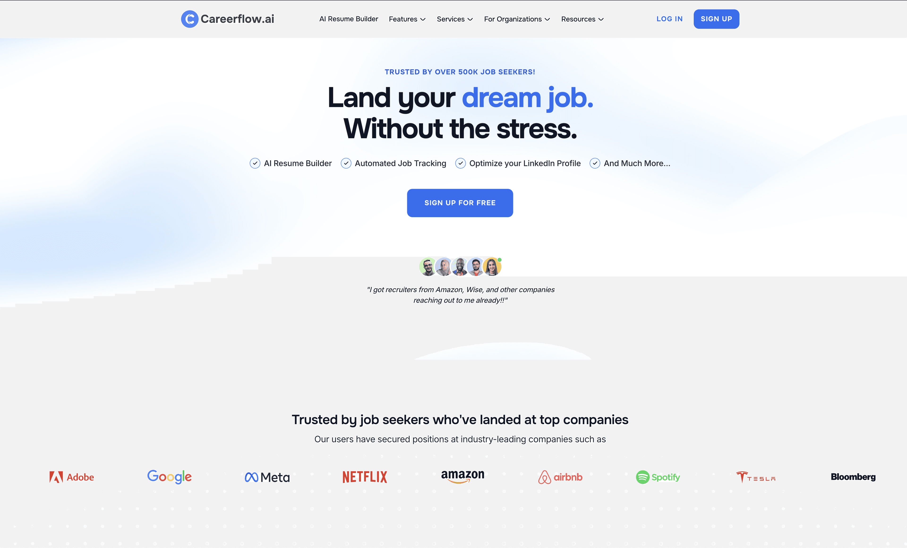 Careerflow screenshot