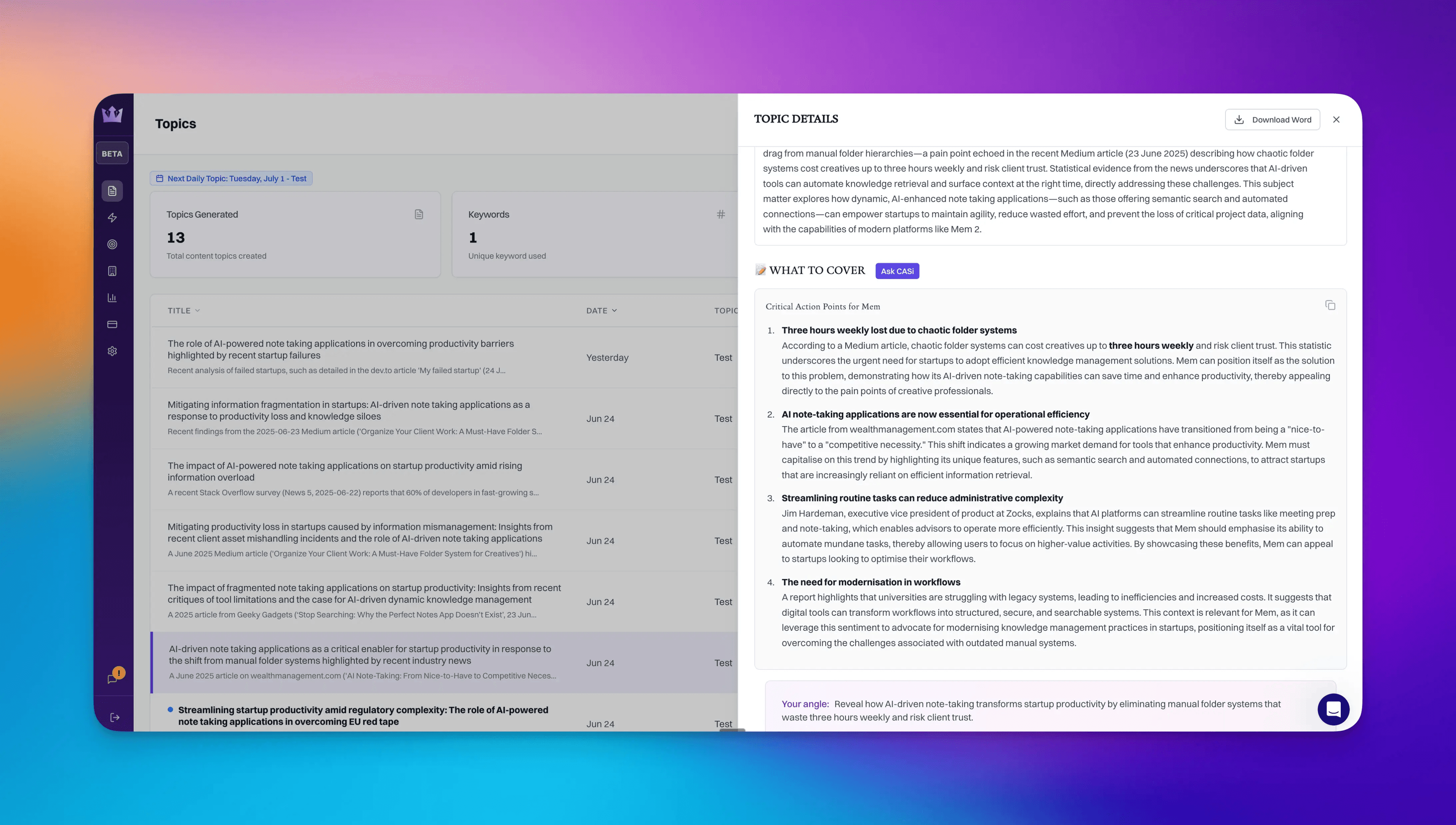 CASi Scout by Cntent screenshot