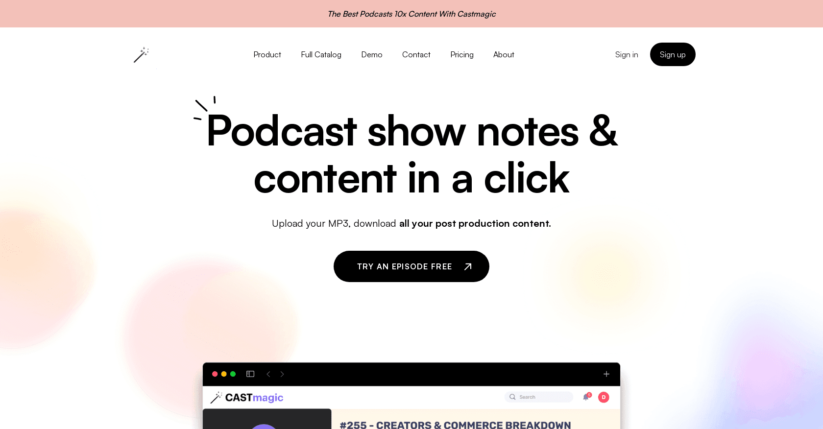 Castmagic screenshot