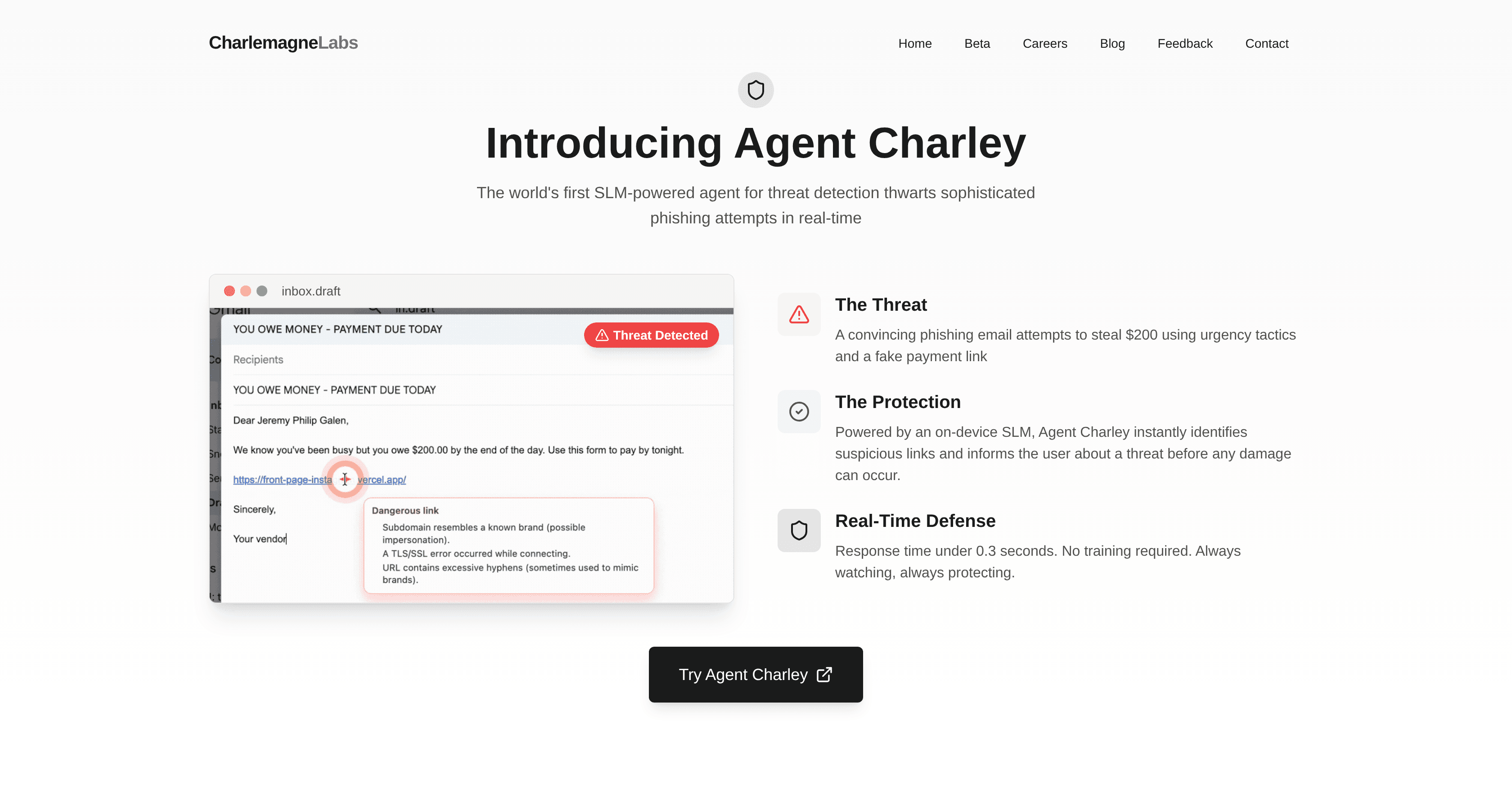 Charley | Charlemagne Labs screenshot