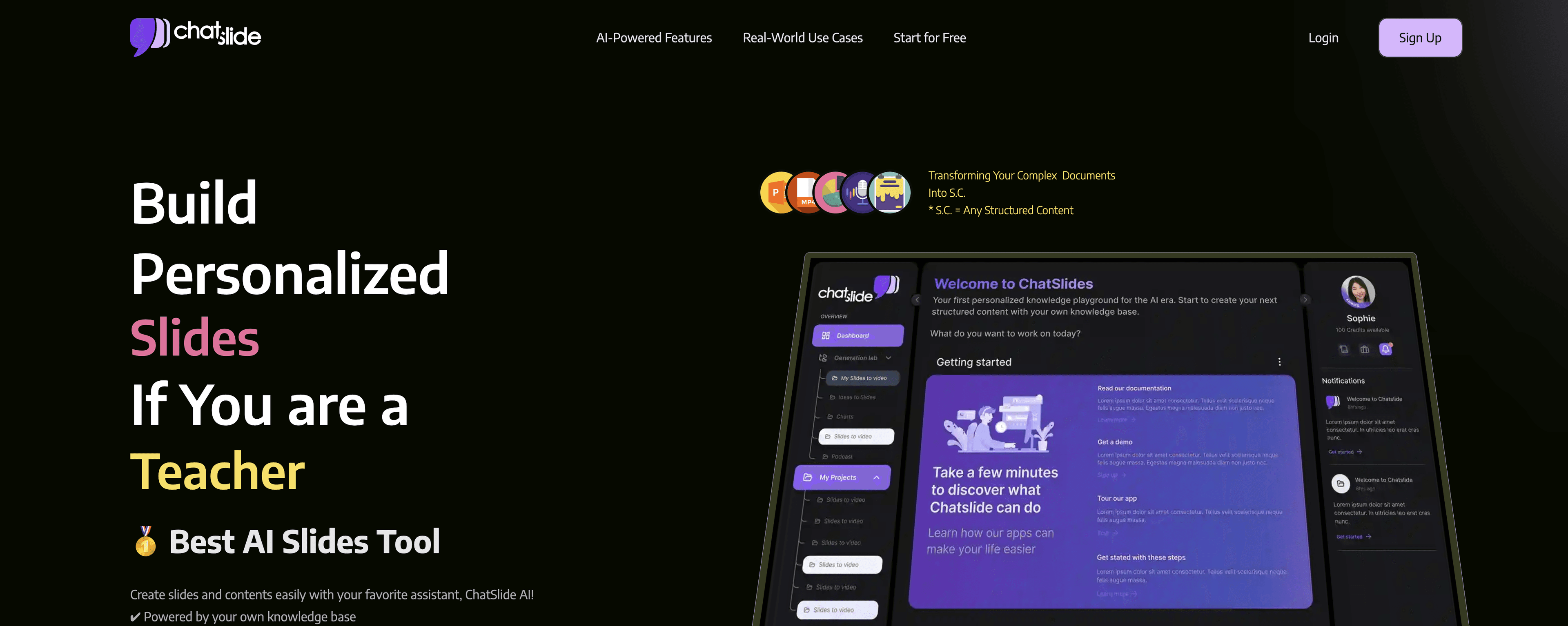 Chat Slide screenshot