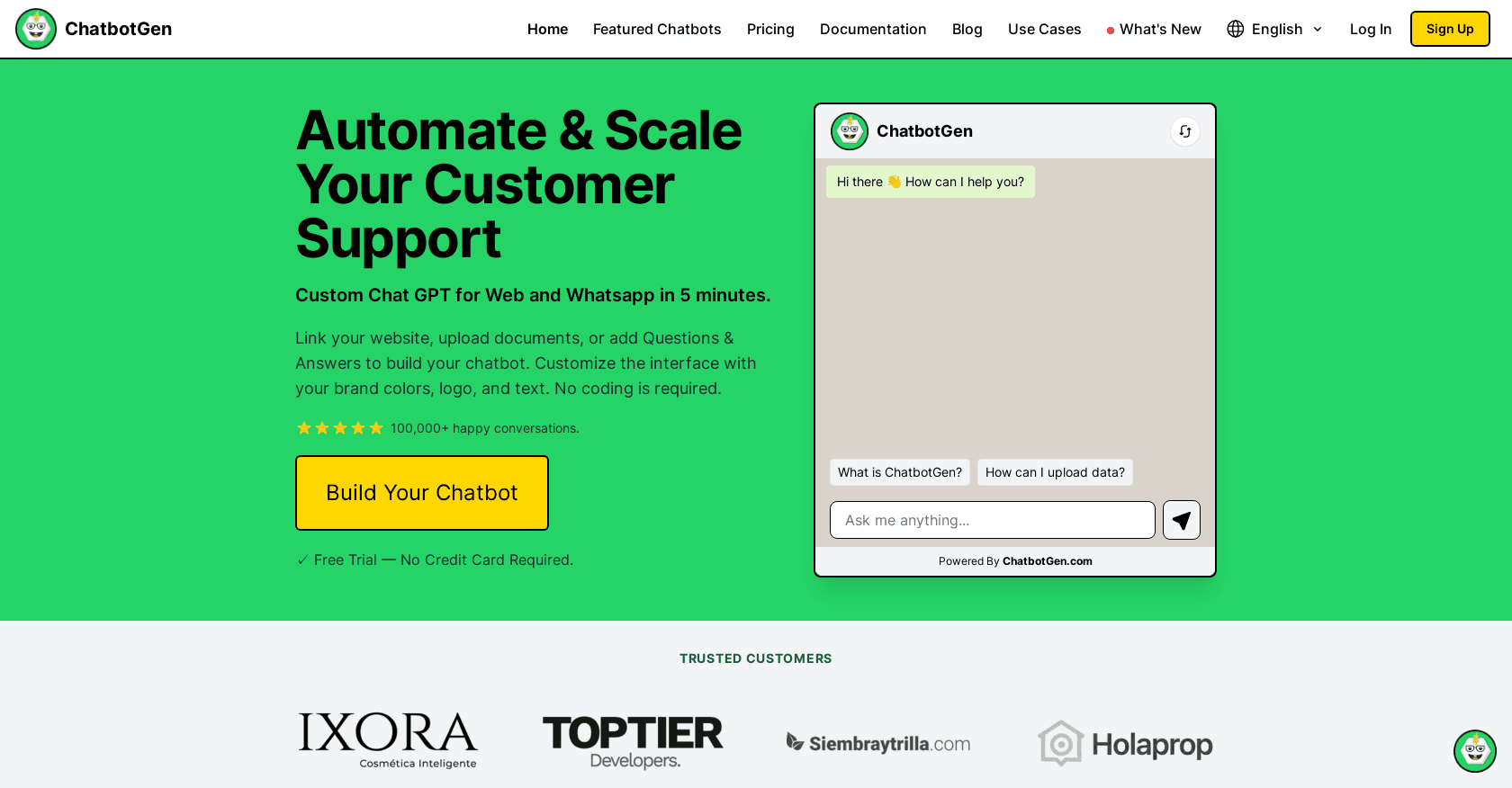 ChatbotGen screenshot