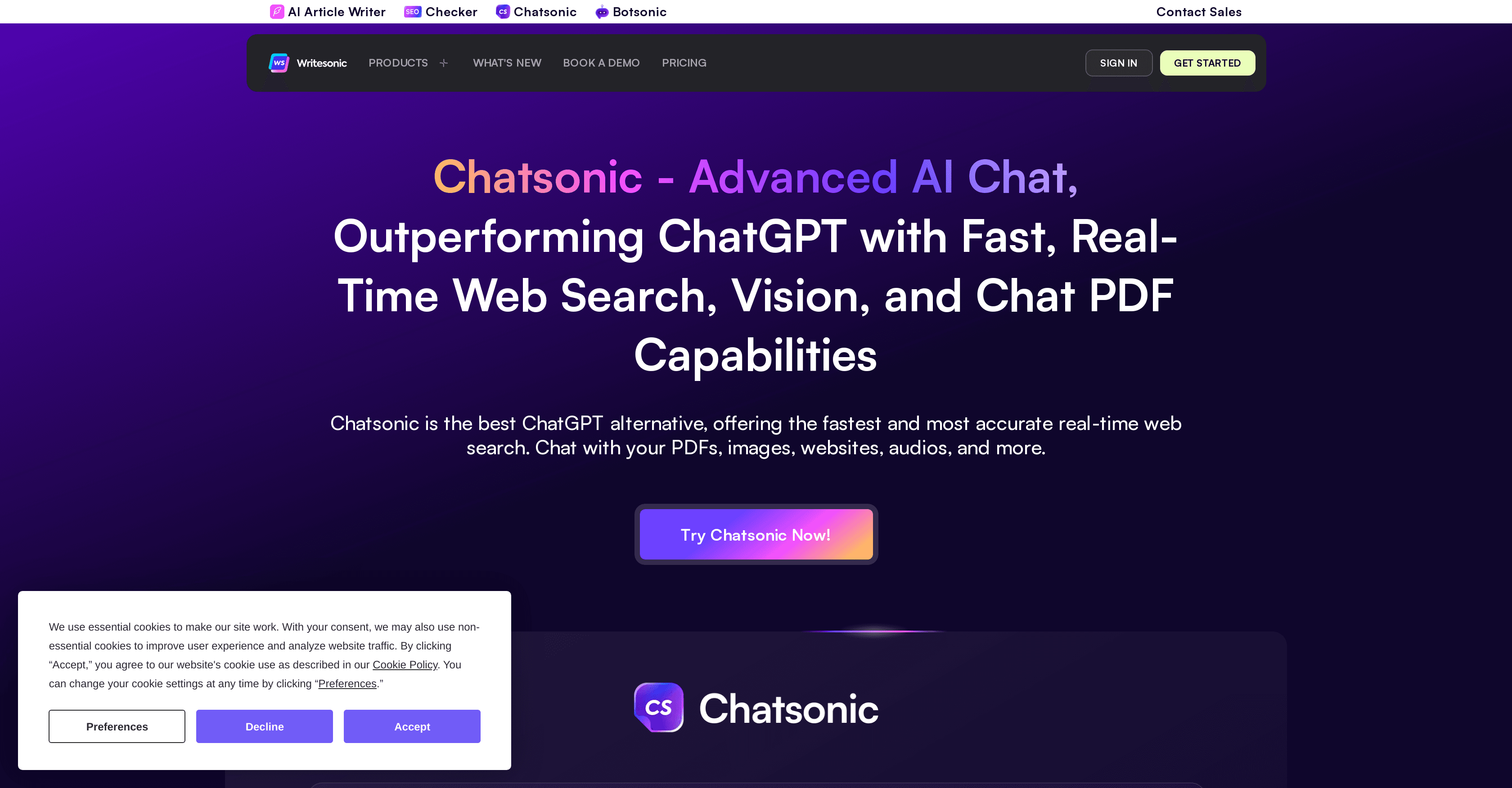 Chatsonic screenshot