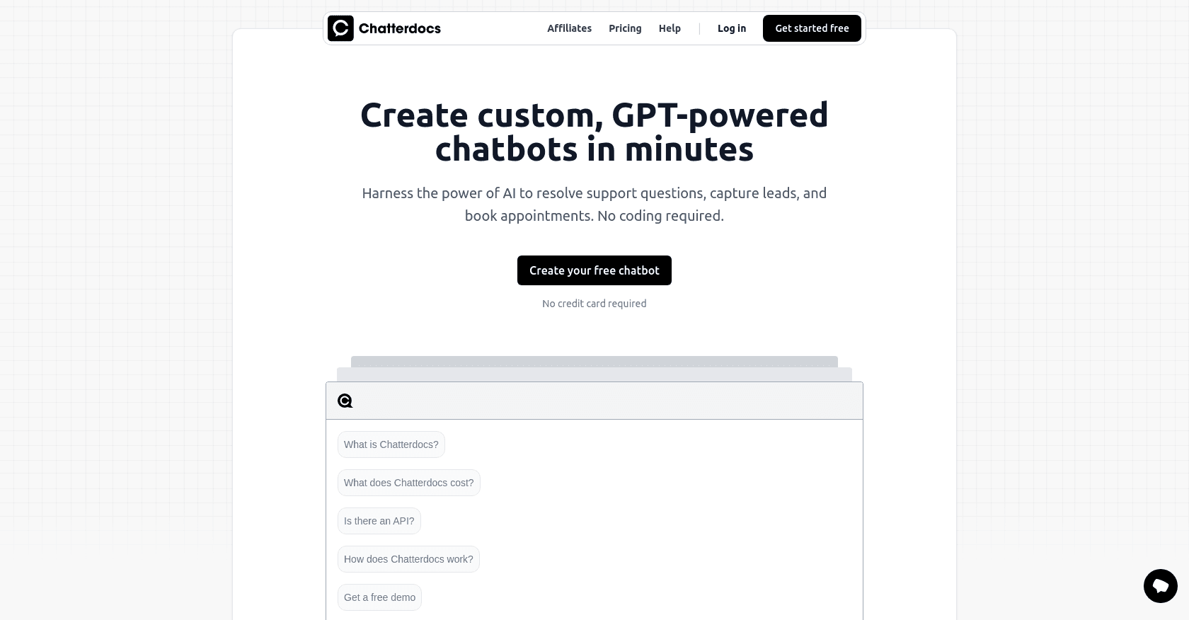 Chatterdocs screenshot