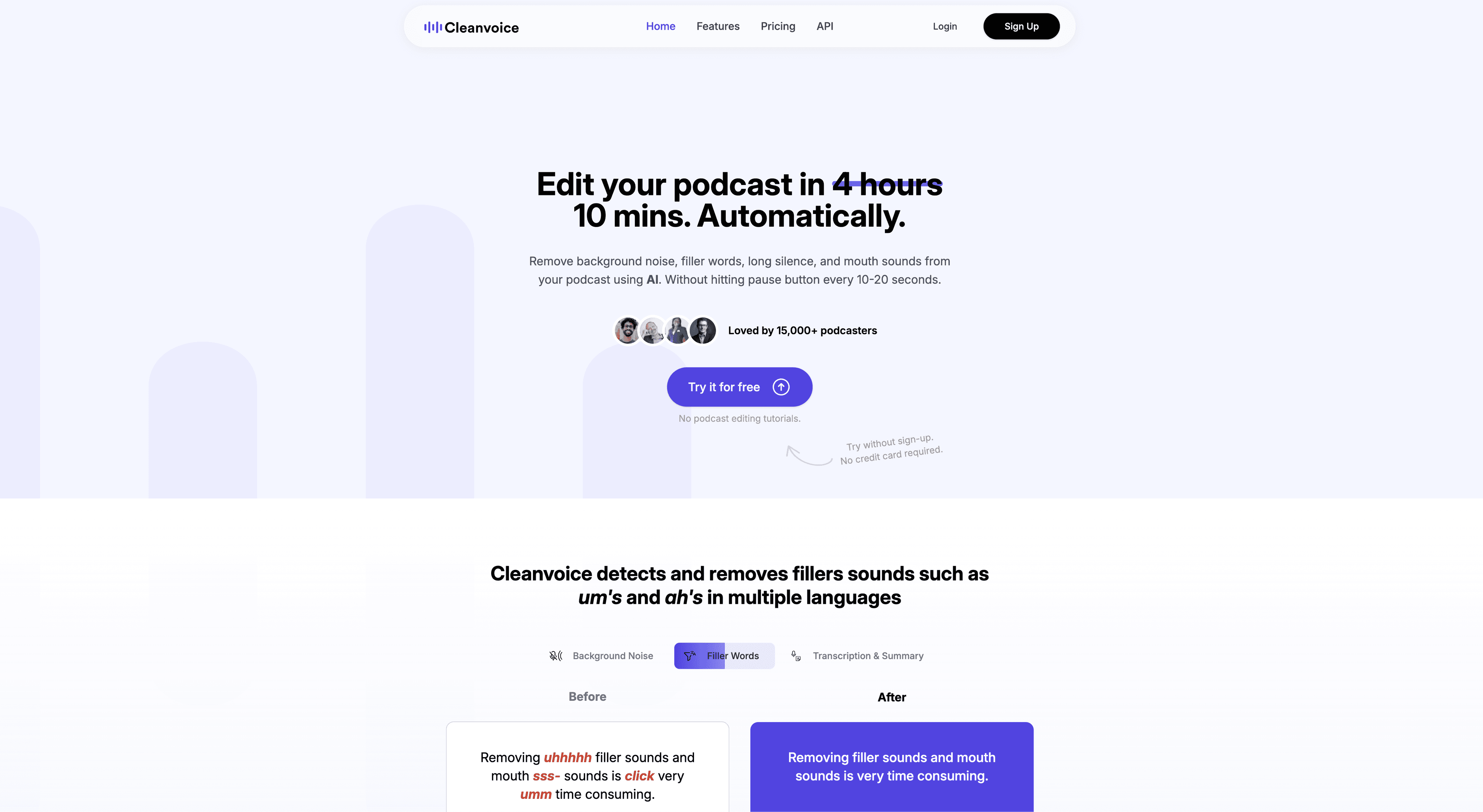 Cleanvoice AI screenshot