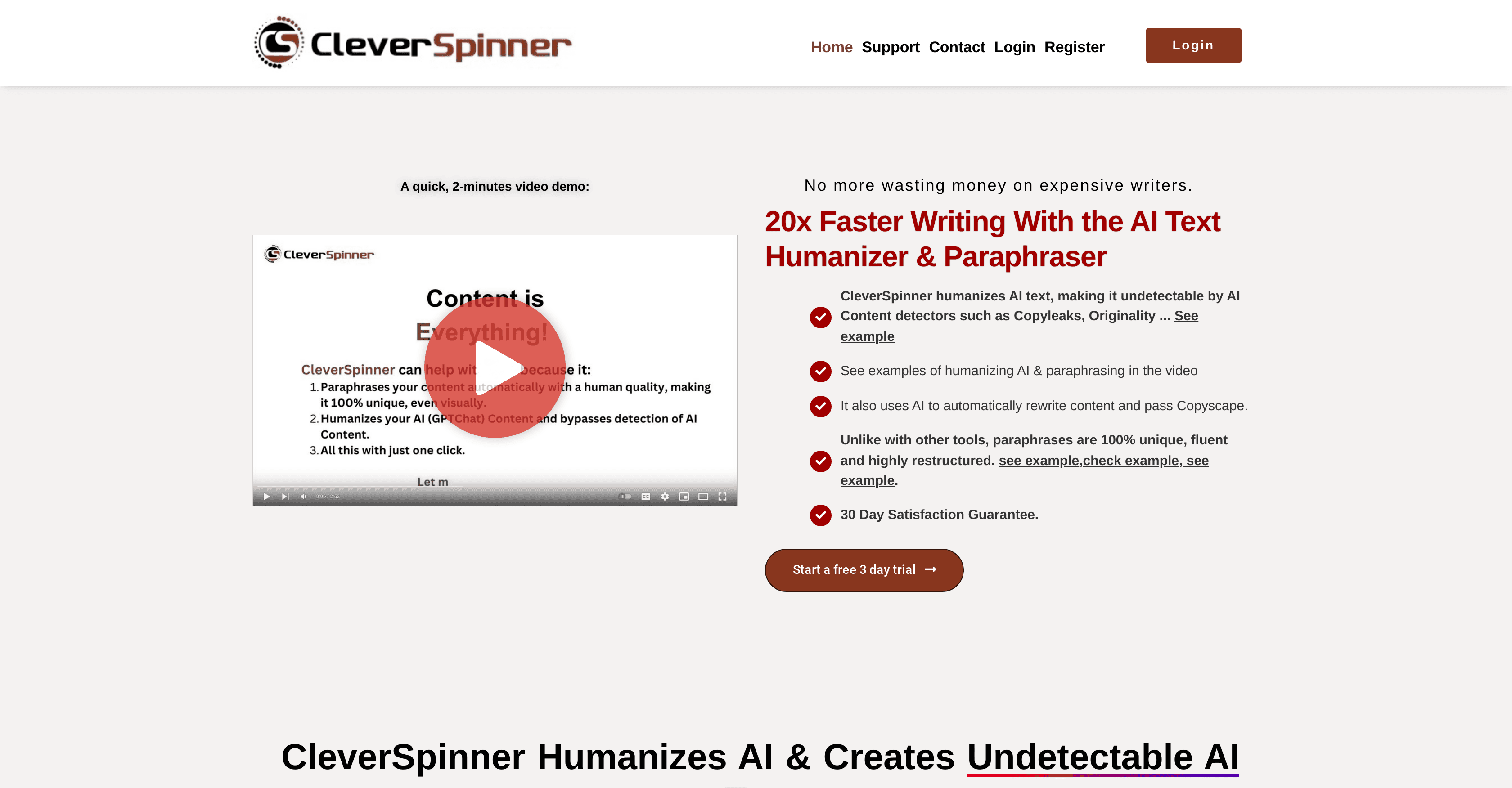 CleverSpinner screenshot