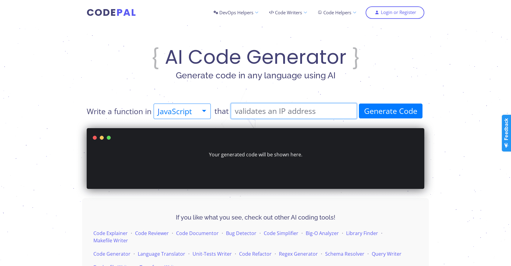 CodePal screenshot